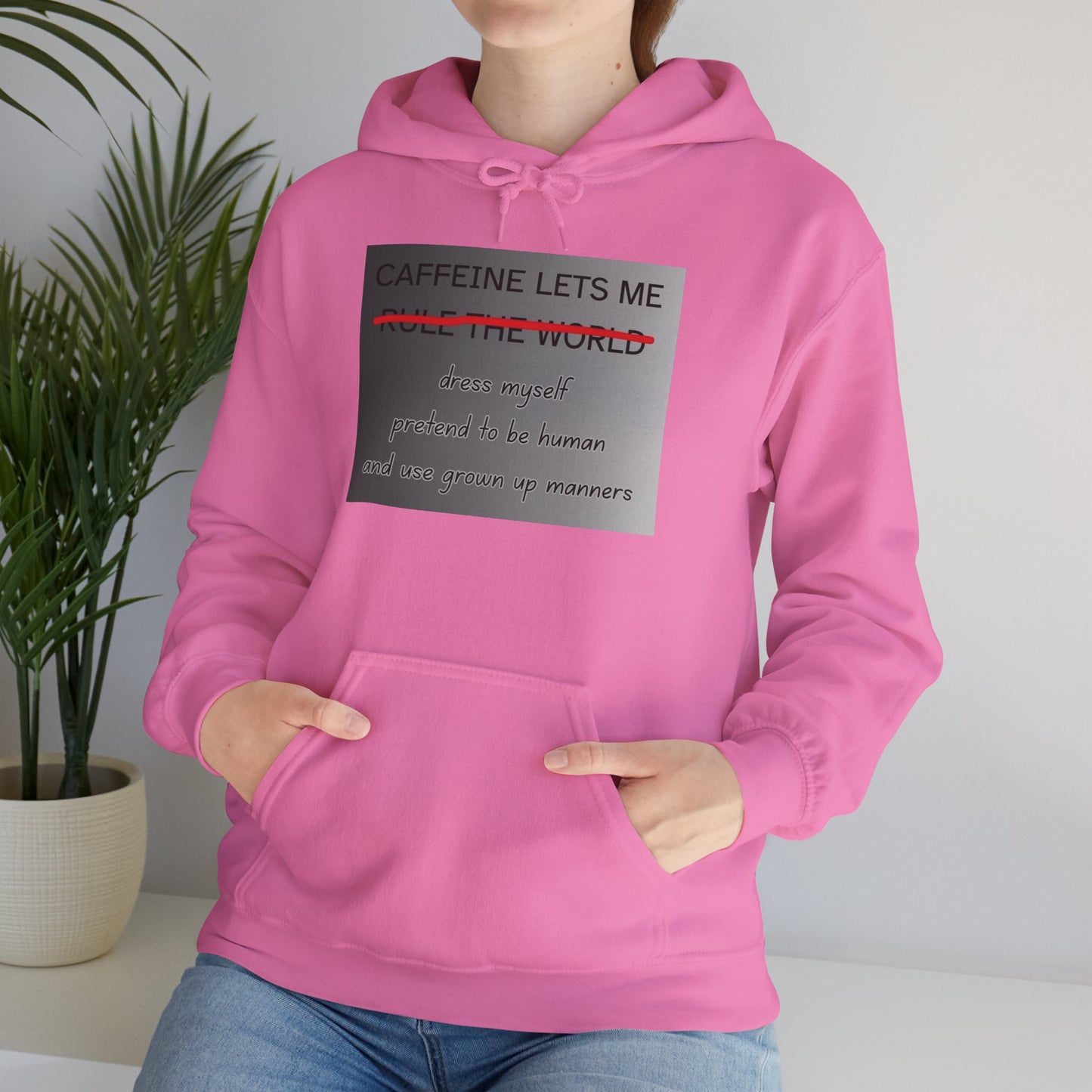 Caffeine Lets Me Unisex Hoodie
