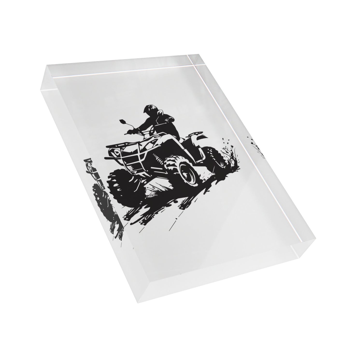 Slingin' Mud Quad Acrylic Photo Block