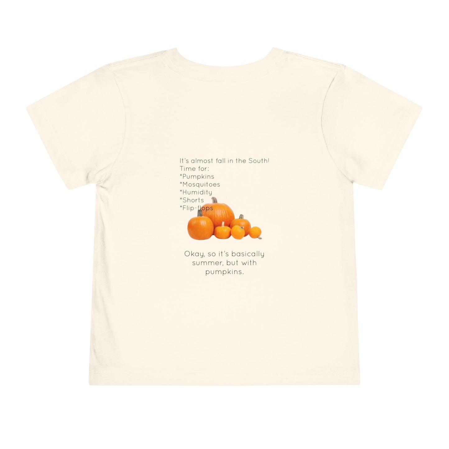 Fall In The South Toddler Unisex Short Sleeve Crewneck Tee