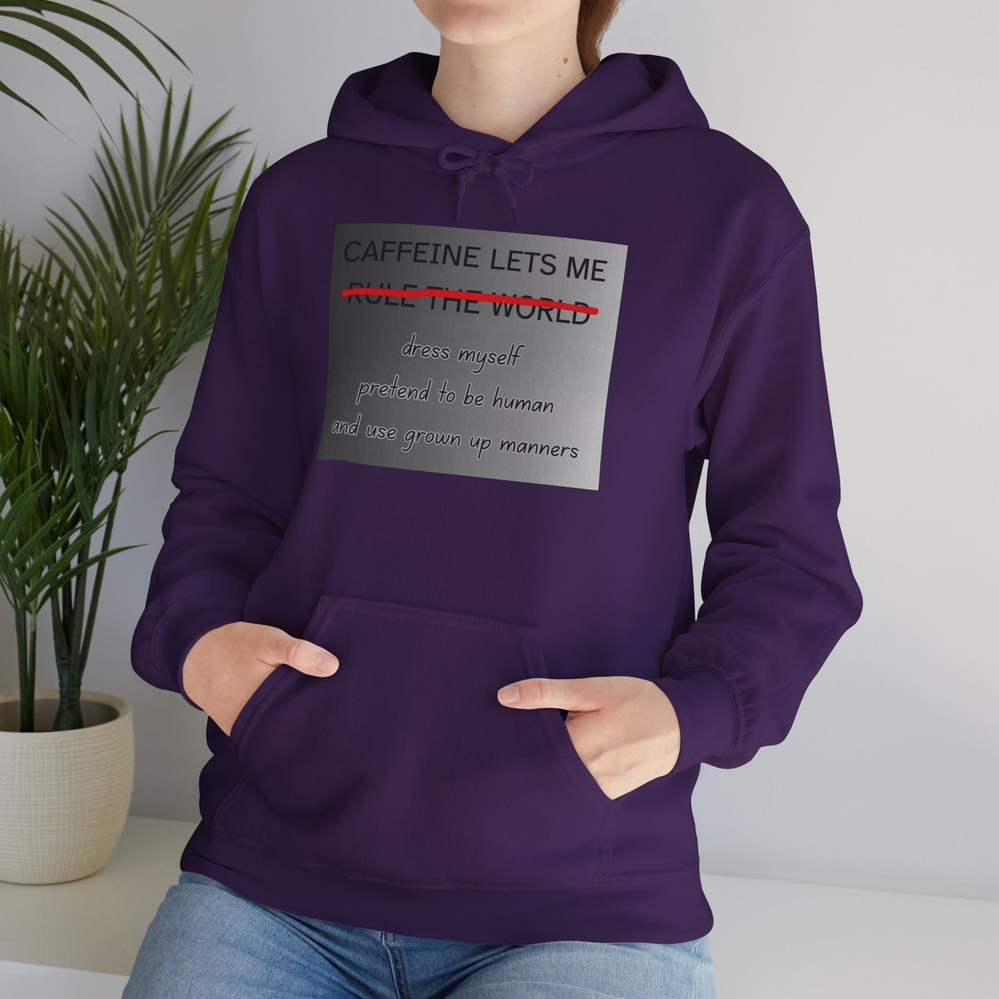 Caffeine Lets Me Unisex Hoodie