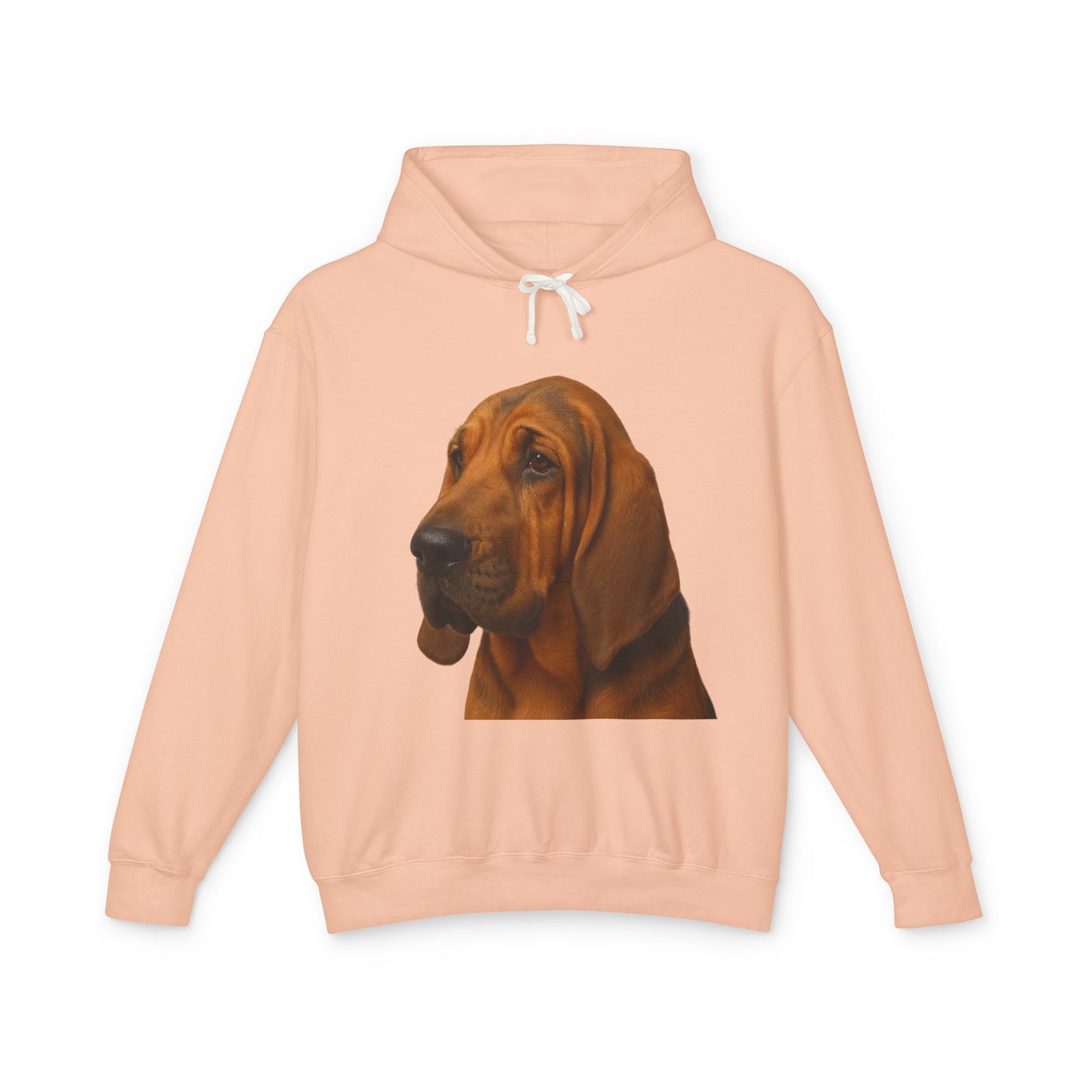 Bloodhound Head Unisex Lightweight Hoodie