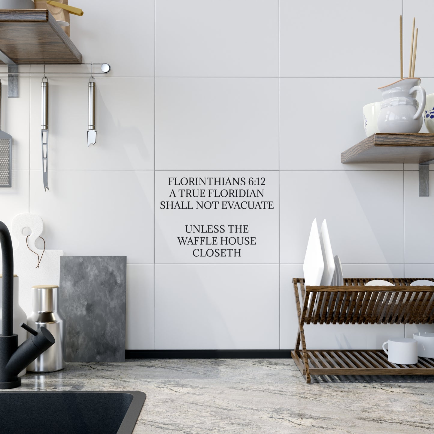 Florinthians 6:12 Ceramic Photo Tile