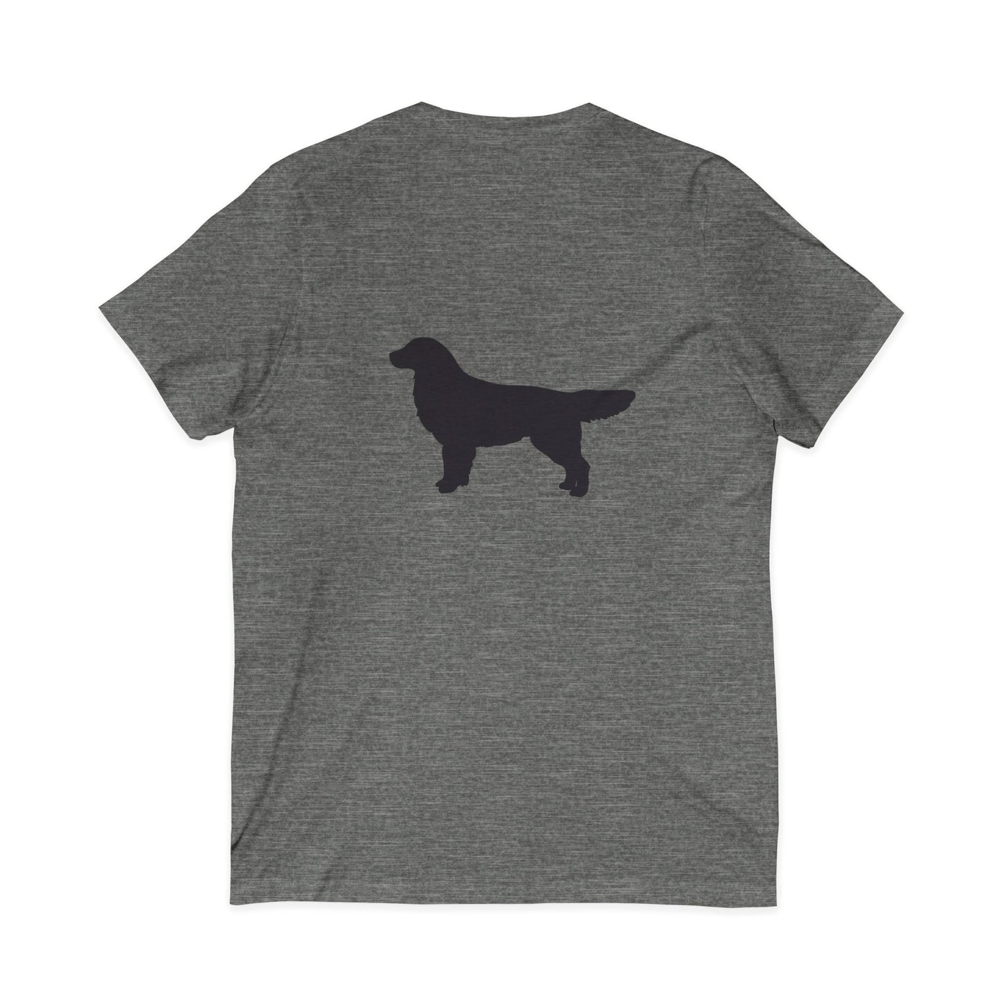 Golden Silhouette Unisex Short Sleeve V-Neck Tee