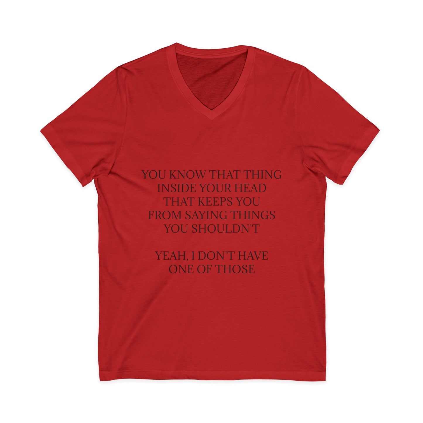No Filter Unisex Short Sleeve V-Neck Tee