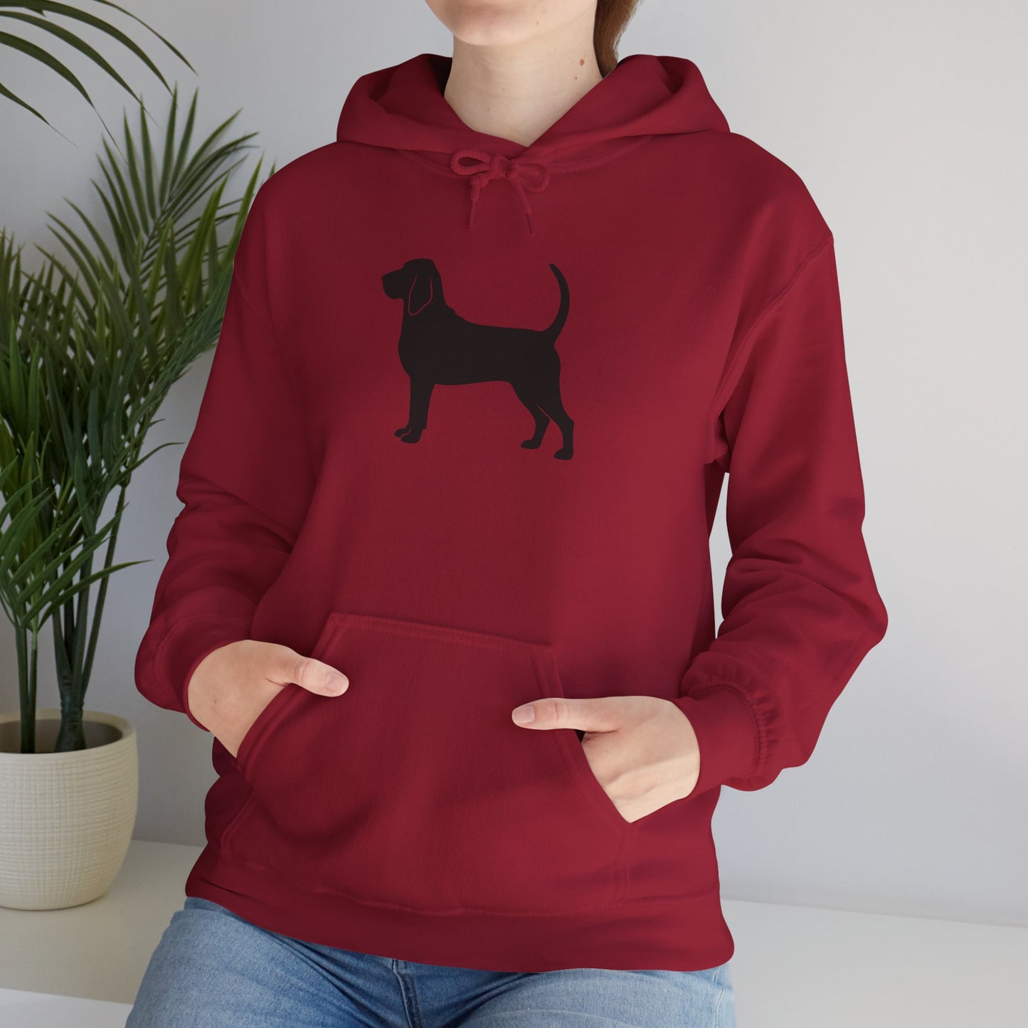 Bloodhound Silhouette Unisex Hoodie