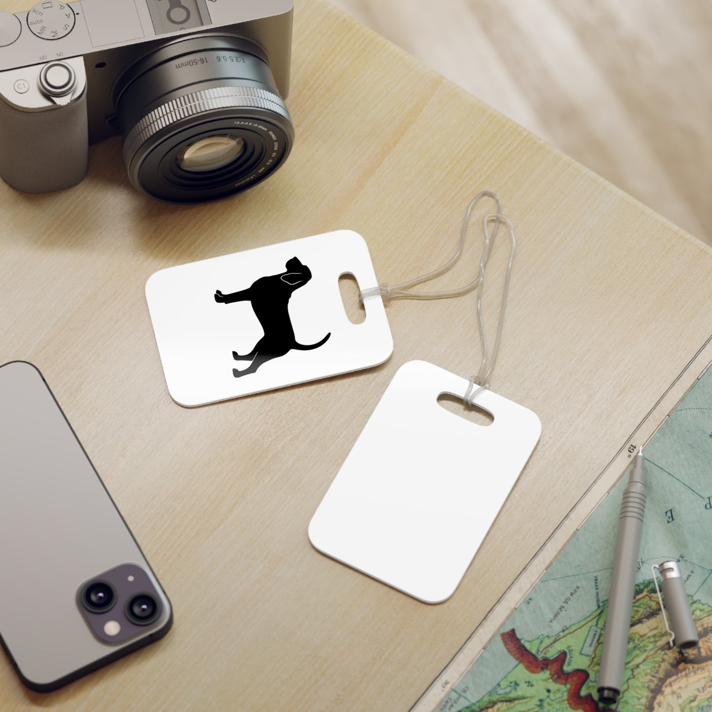 Bloodhound Silhouette Luggage Tag