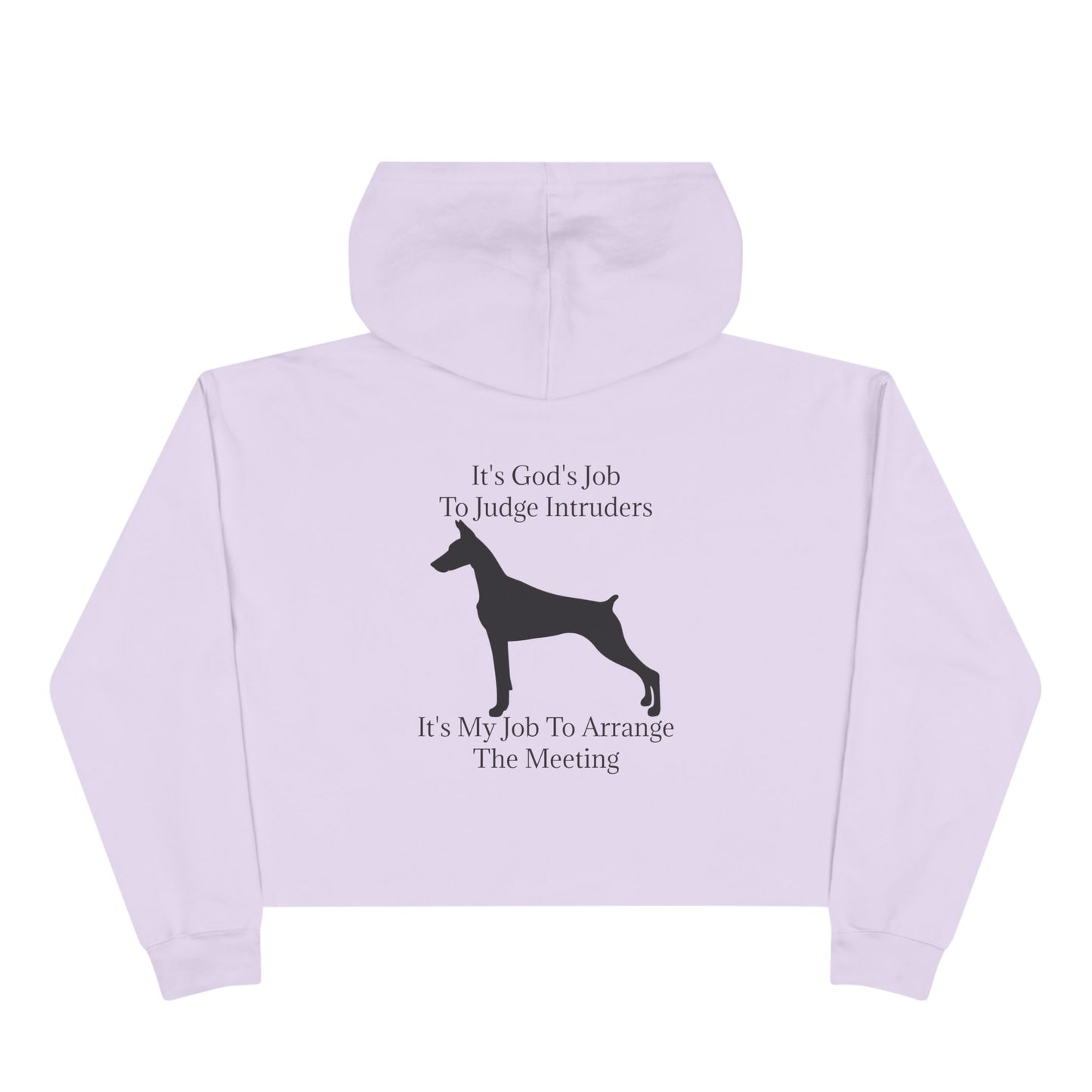 Arrange The Meeting Women's Crop Hoodie