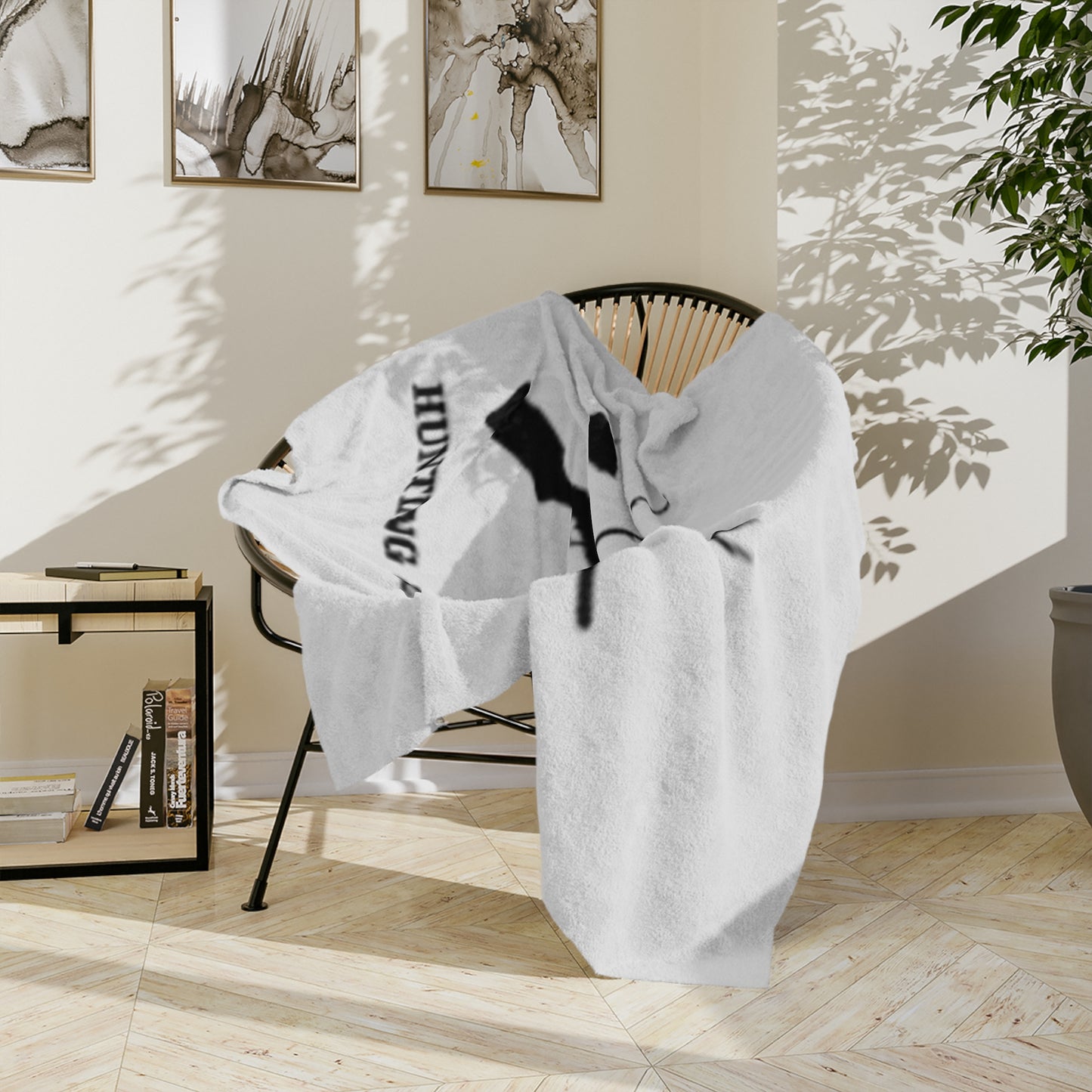 Hunting/Fishing Velveteen Microfiber Blanket