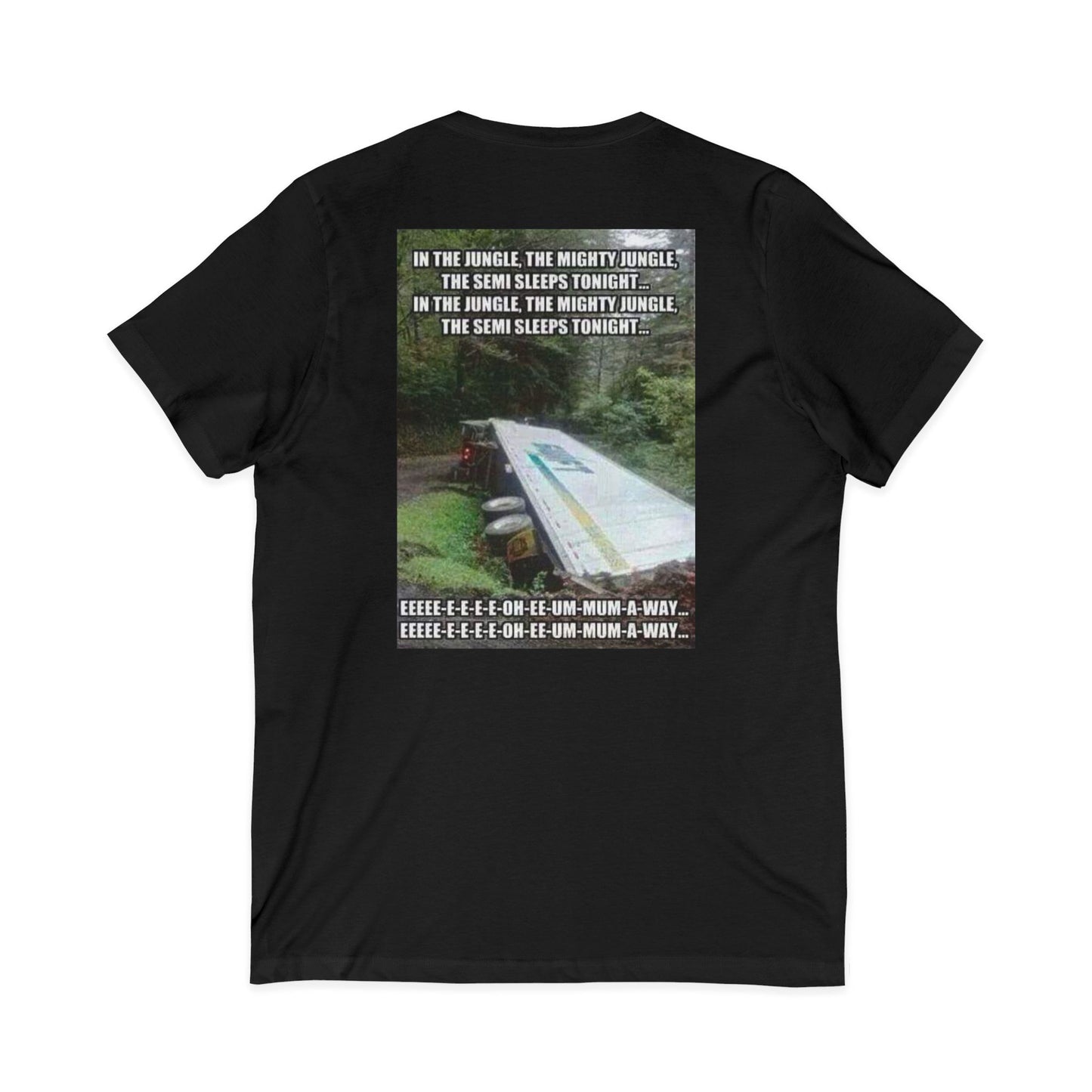 Semi Sleeps Unisex Short Sleeve V-Neck Tee