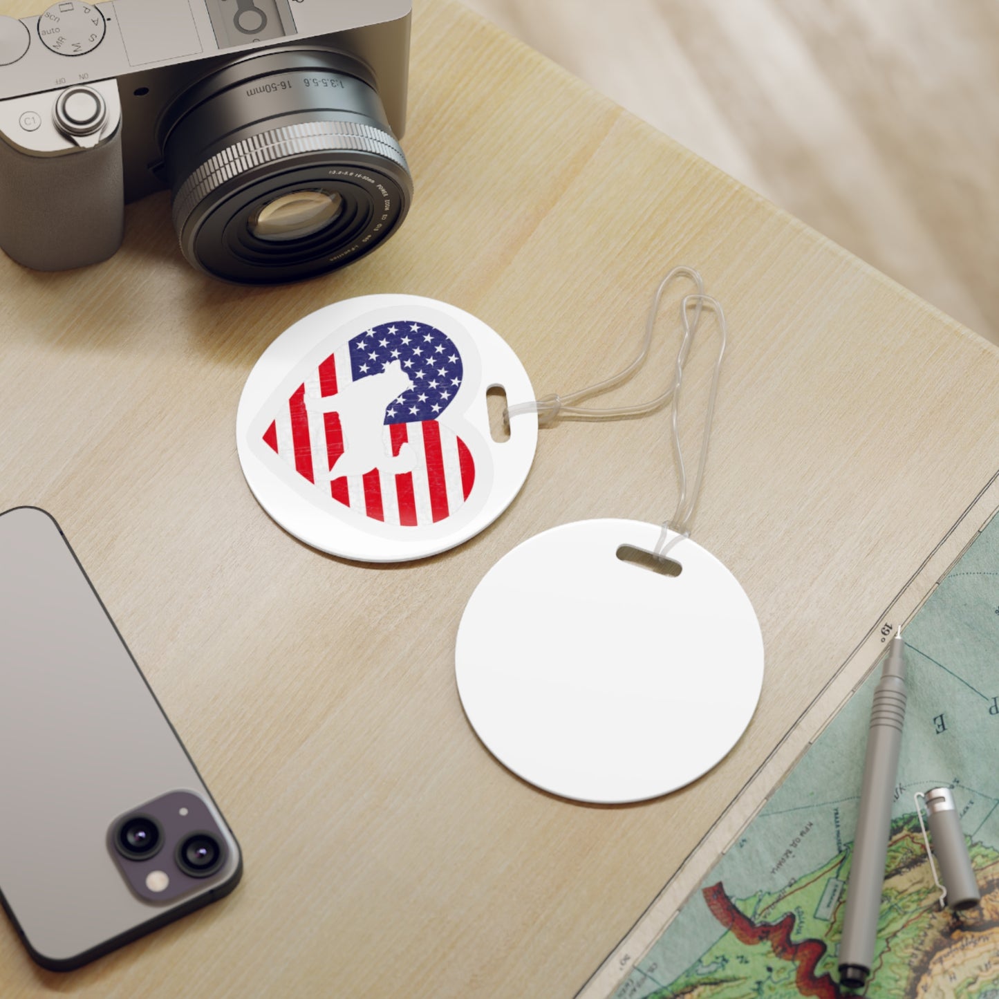 Malamute Flag Luggage Tag