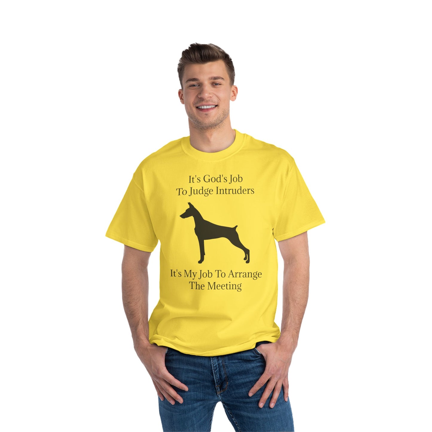 Arrange The Meeting Men's Short-Sleeve Crewneck Tee
