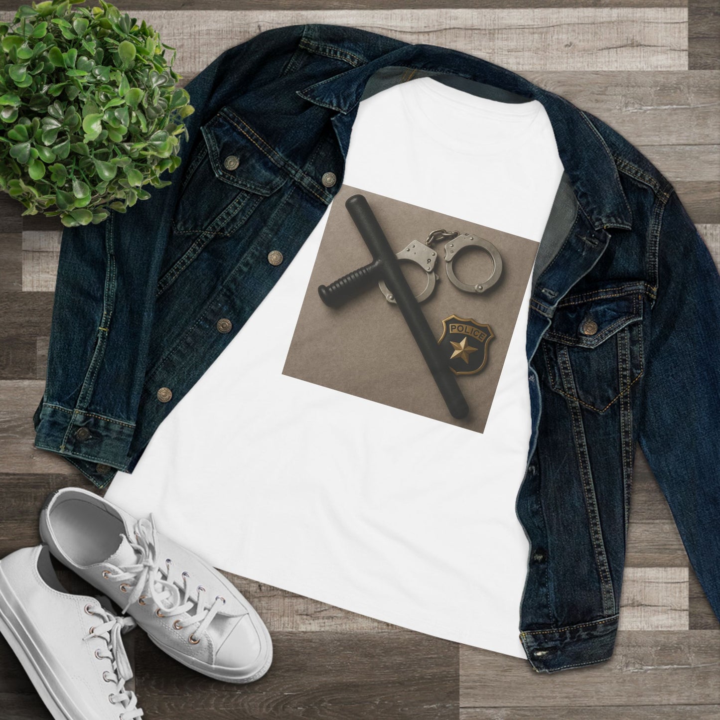 Law Enforcement Appreciation Women's Short Sleeve Crewneck Tee