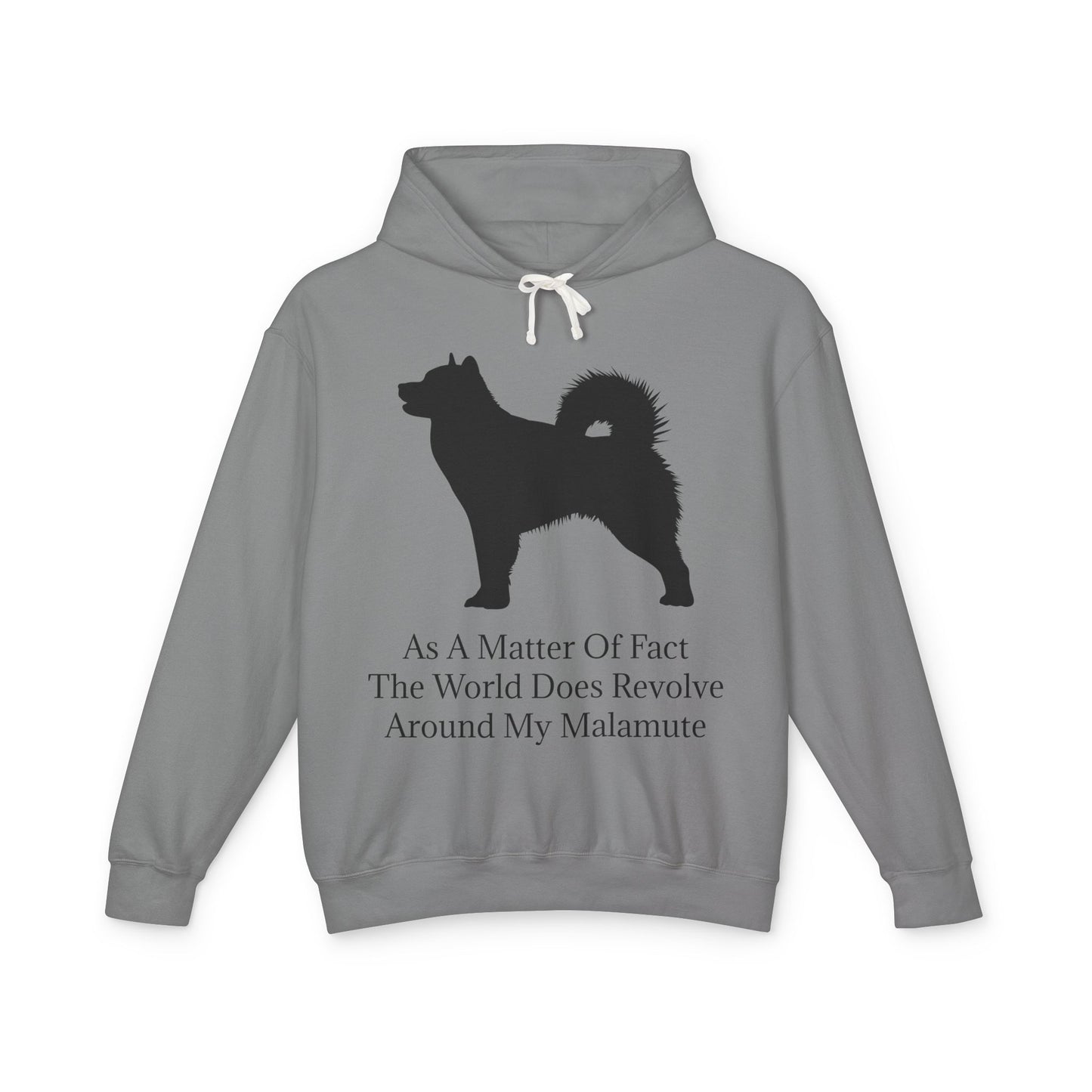 Matter Of Fact Malamute Unisex Lightweight Hoodie