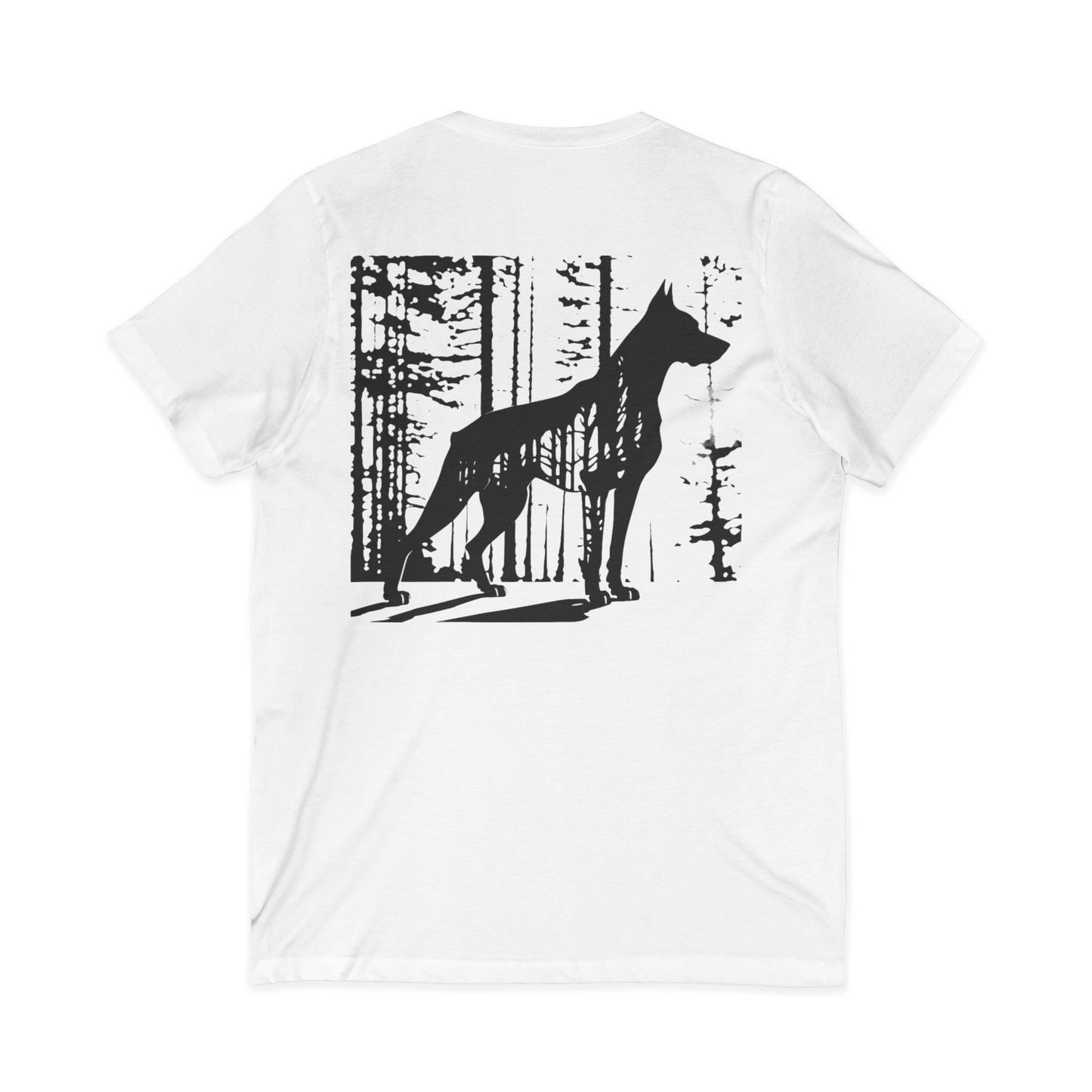 Guardian Of The Forest Unisex Short Sleeve V-Neck Tee