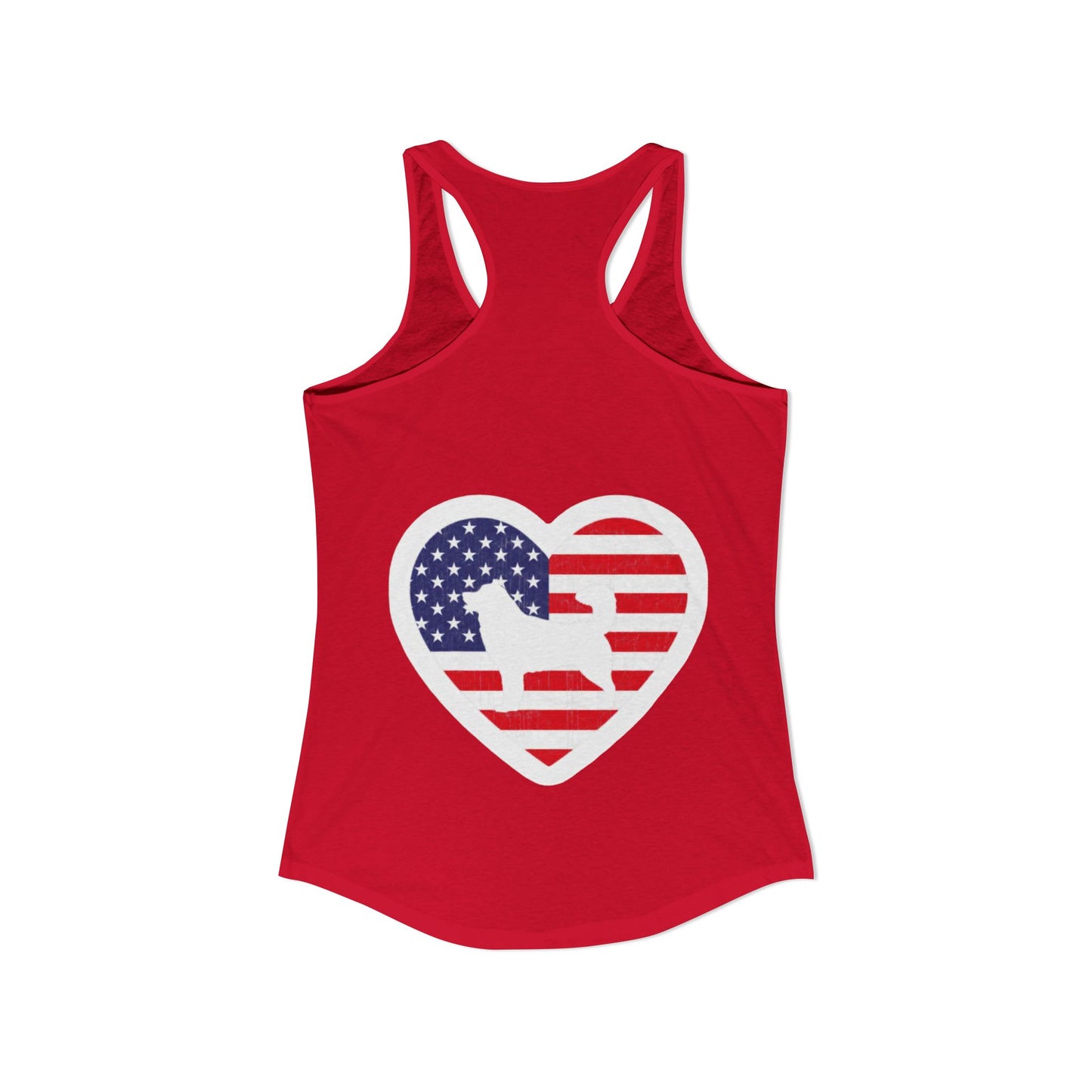 Malamute Flag Women's Racerback Tank