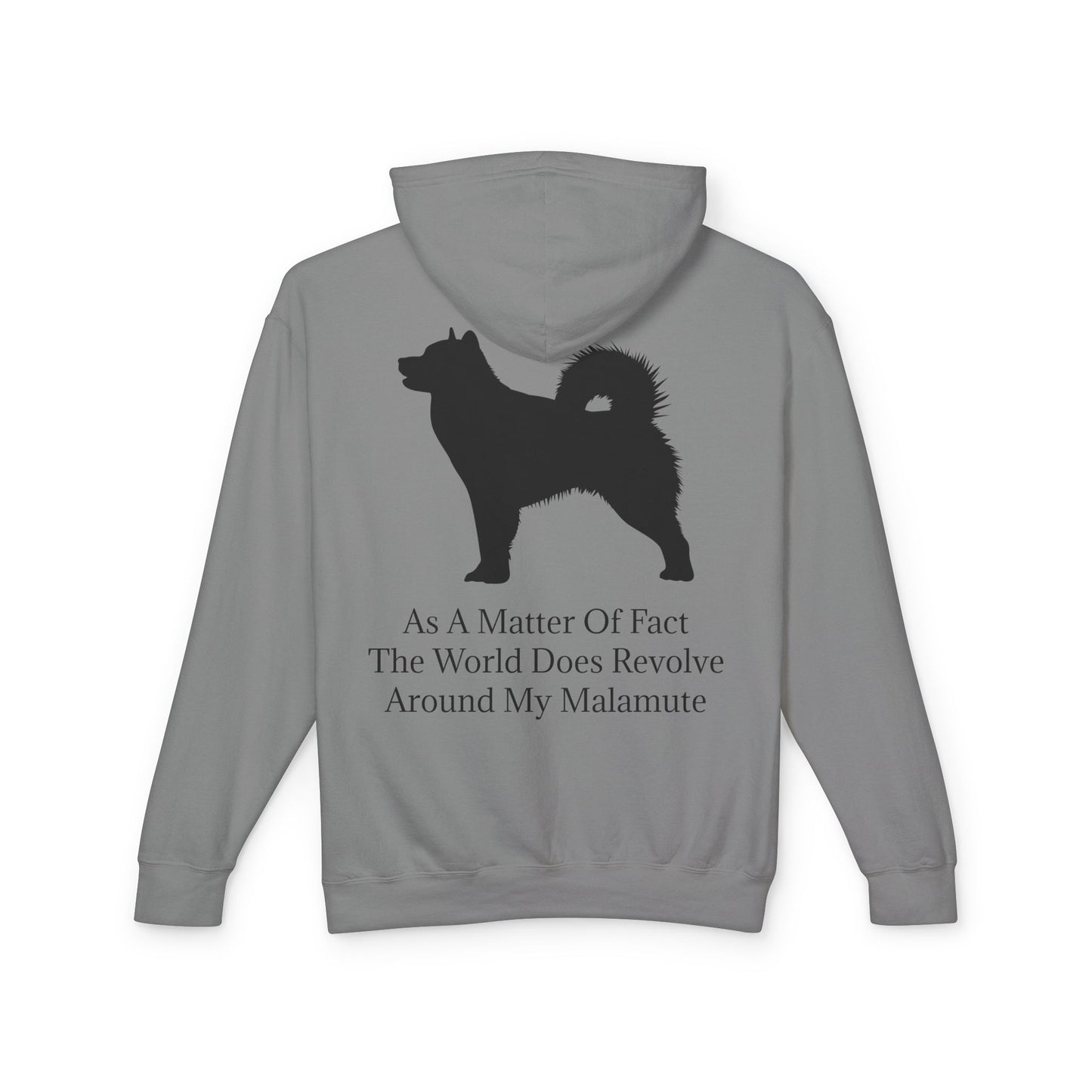 Matter Of Fact Malamute Unisex Lightweight Hoodie