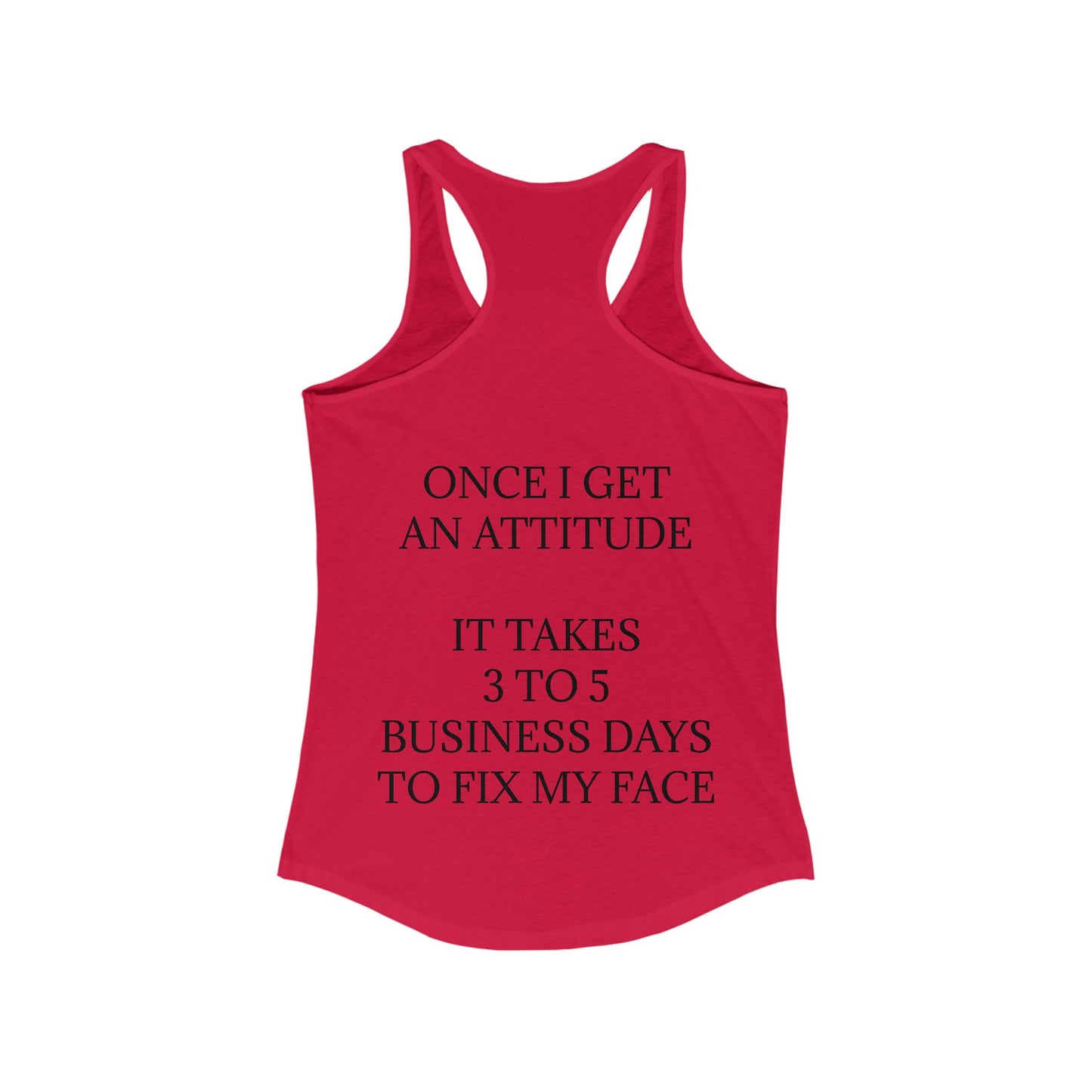 Fix My Face Women's Racerback Tank