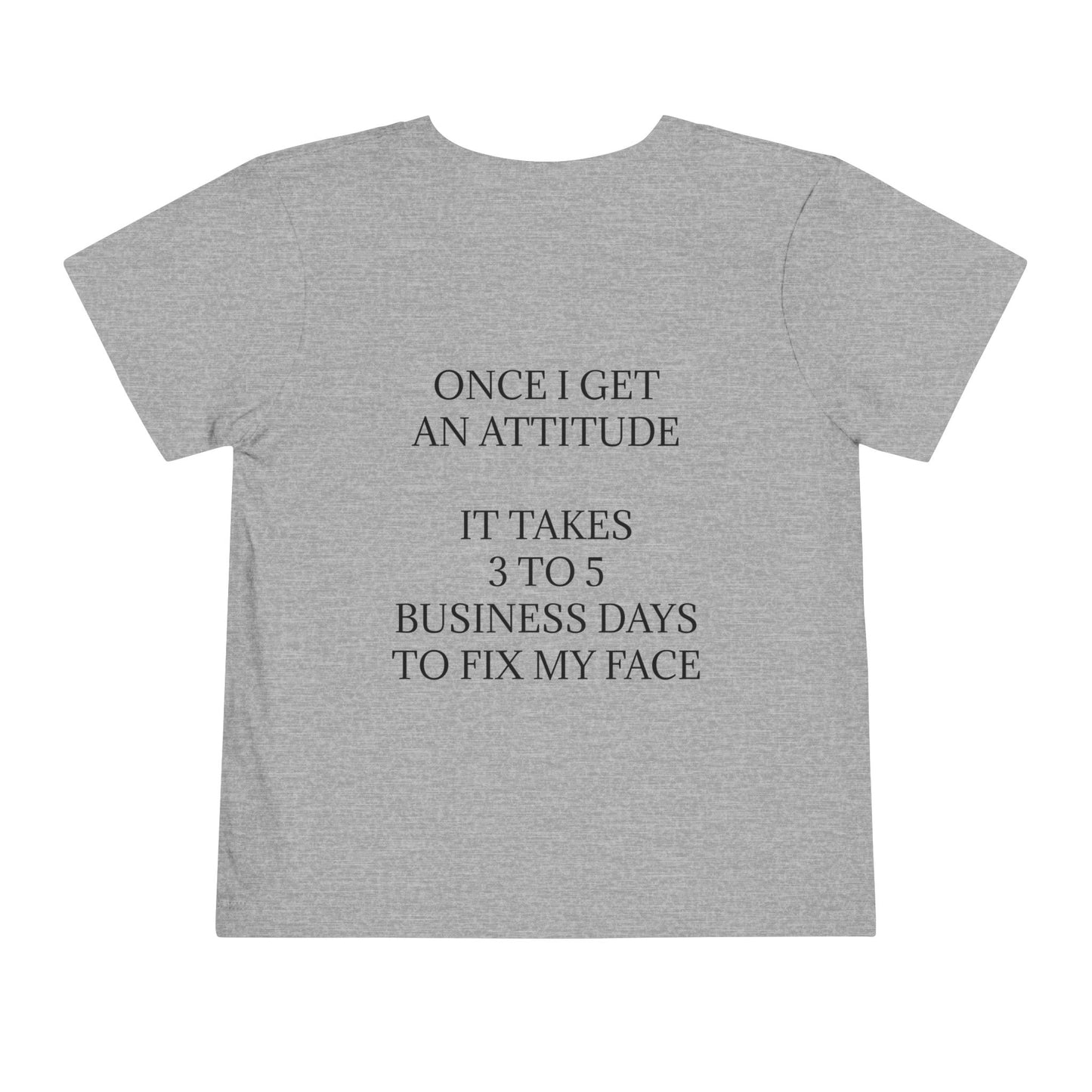 Fix My Face Toddler Unisex Short Sleeve Crewneck Tee