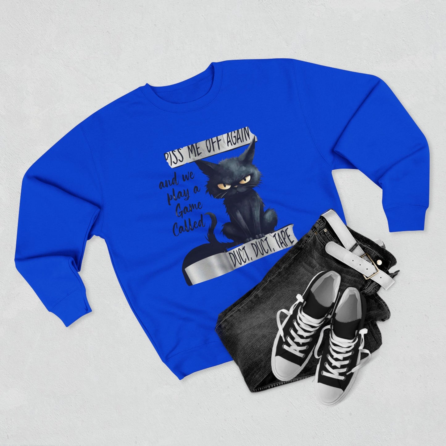 Duct, Duct, Tape Unisex Crewneck Sweatshirt