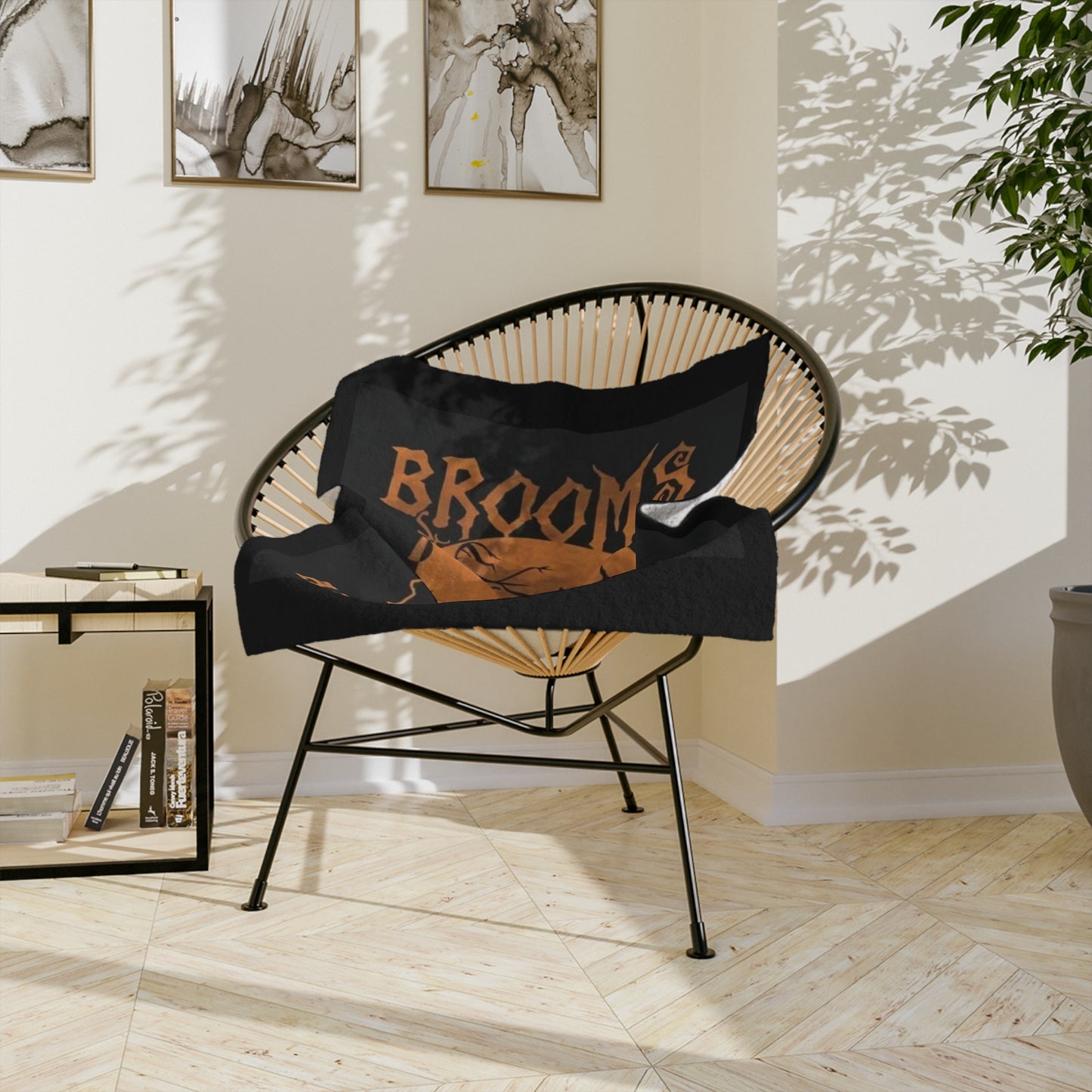 Brooms Are For Amateurs Velveteen Microfiber Blanket