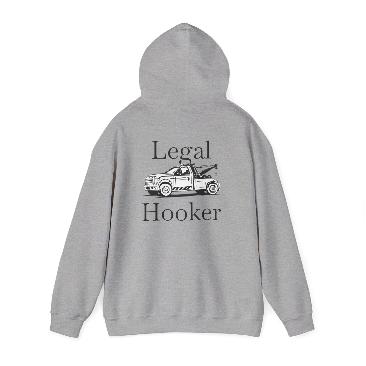 Legal H**ker Wheel Lift Tow Truck Unisex Hoodie