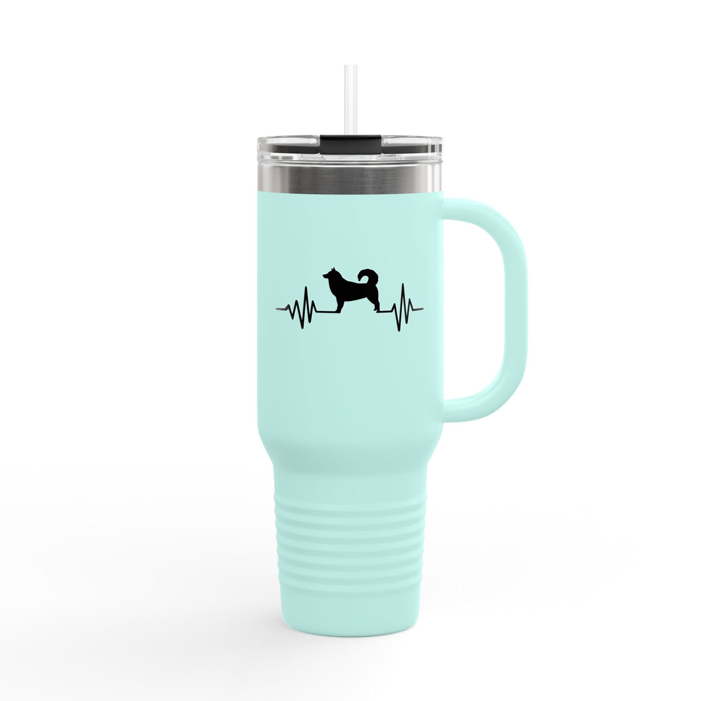 My Heart Beats For Malamutes Insulated Travel Mug