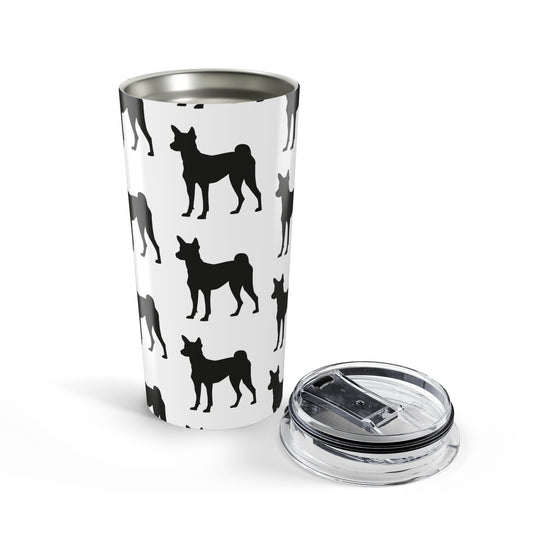 Basenji Silhouette Tumbler