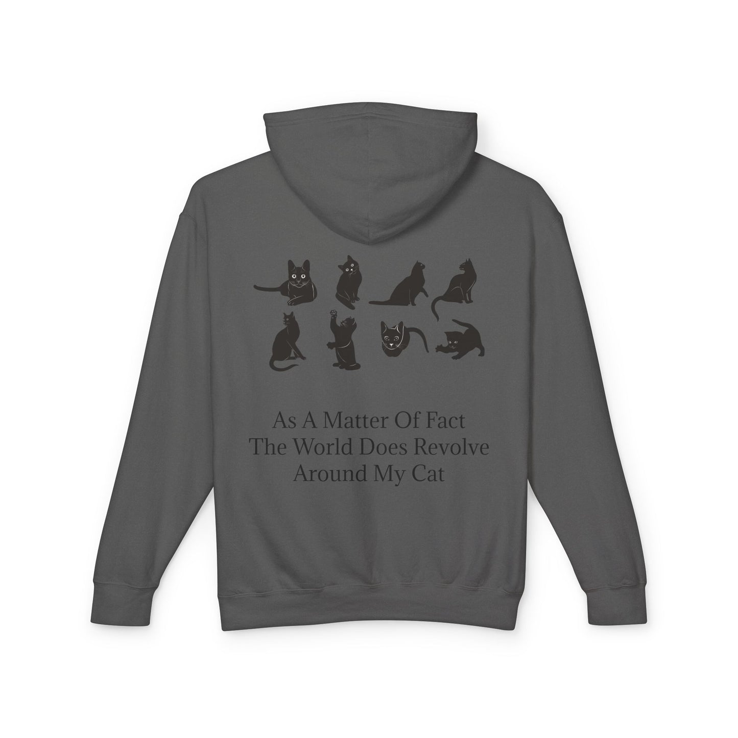 Matter Of Fact Cat Unisex Lightweight Hoodie