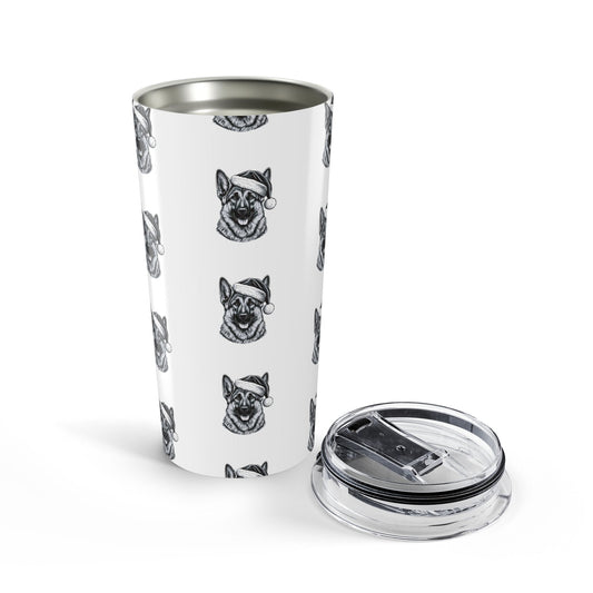 Santa Paws German Shepherd Tumbler