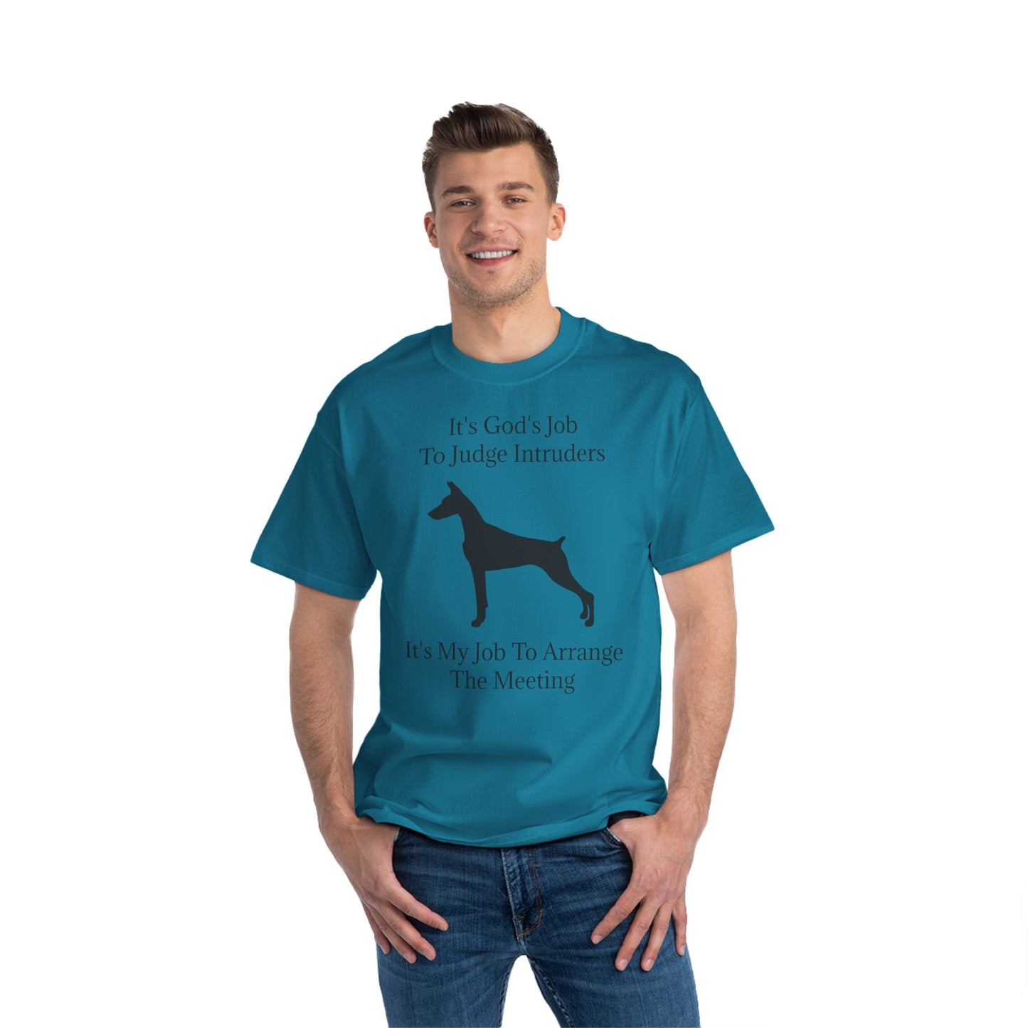 Arrange The Meeting Men's Short-Sleeve Crewneck Tee