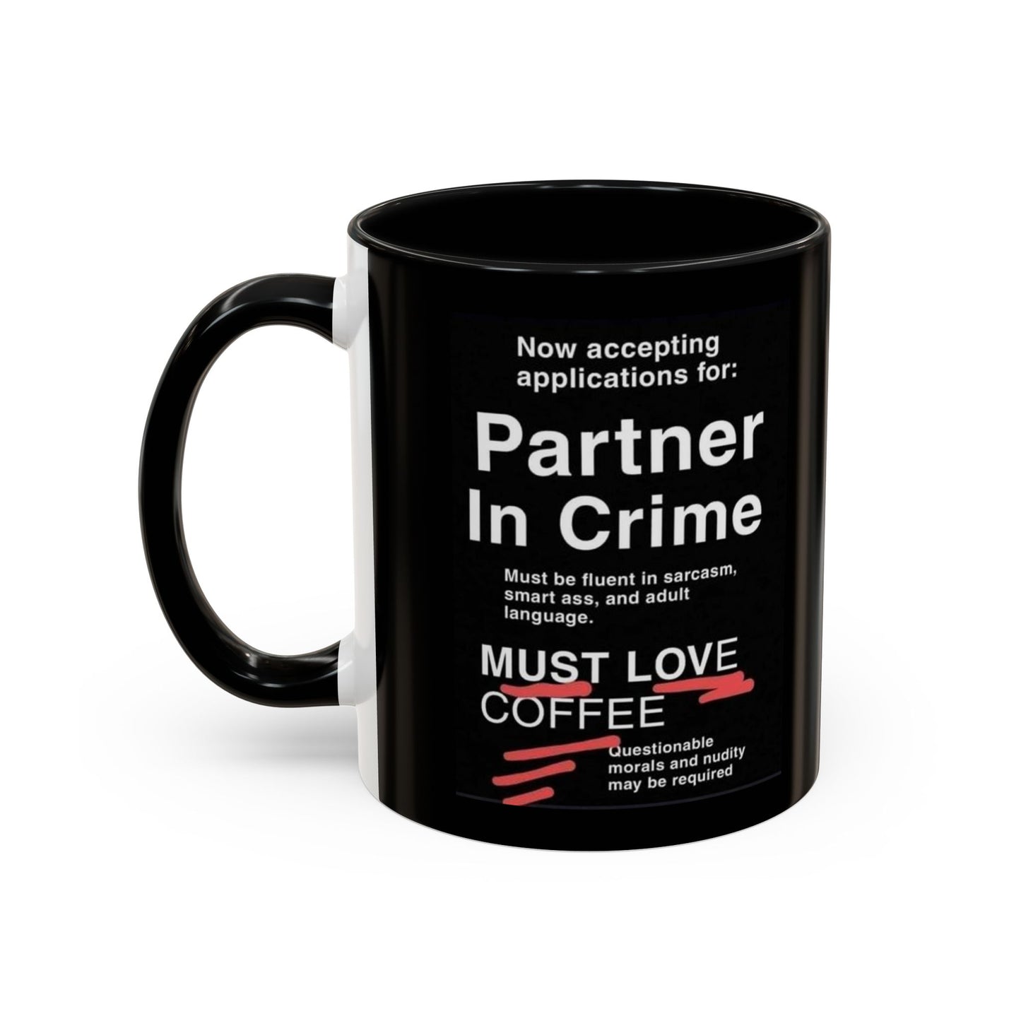 Partner In Crime 2-Tone Coffee Mug