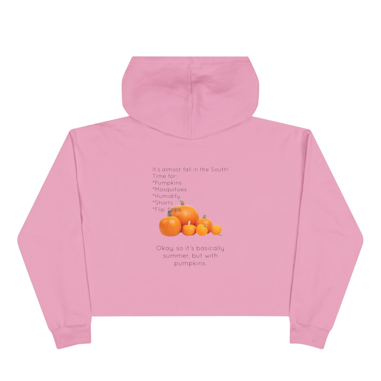 Fall In The South Women's Crop Hoodie