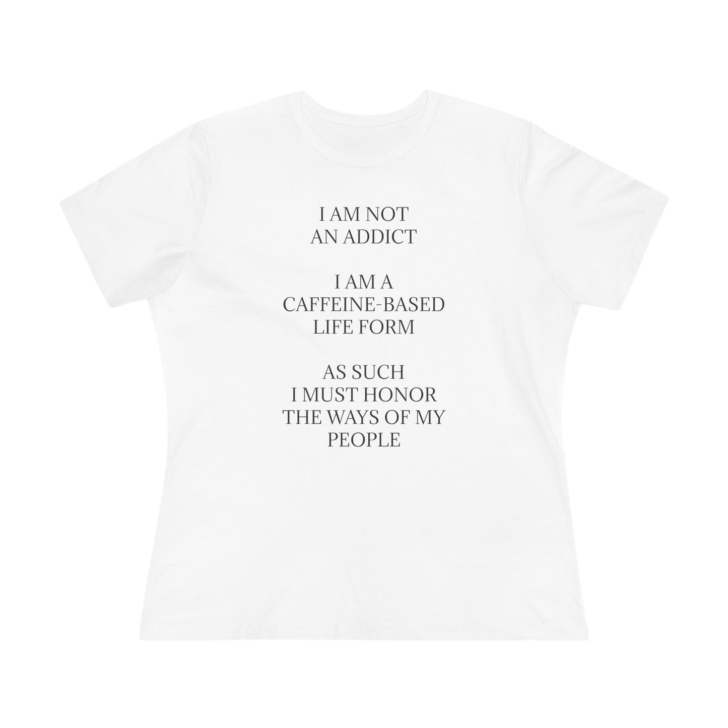 Not An Addict Women's Short Sleeve Crewneck Tee