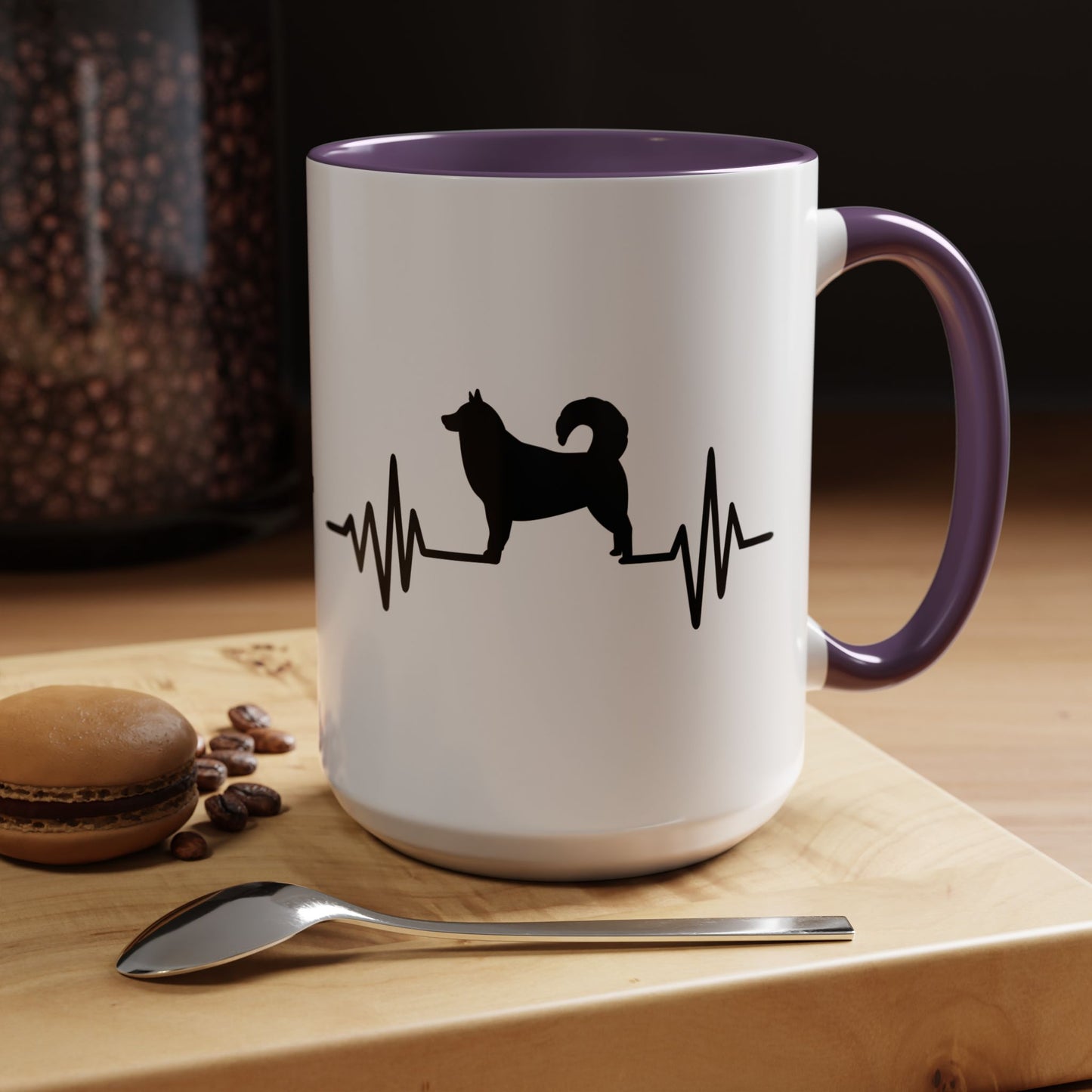 My Heart Beats For Malamutes 2-Tone Coffee Mug