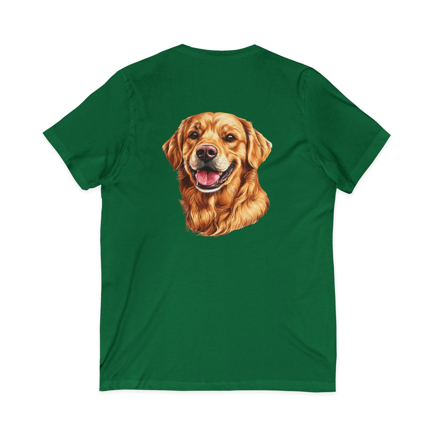 Golden Head Unisex Short Sleeve V-Neck Tee
