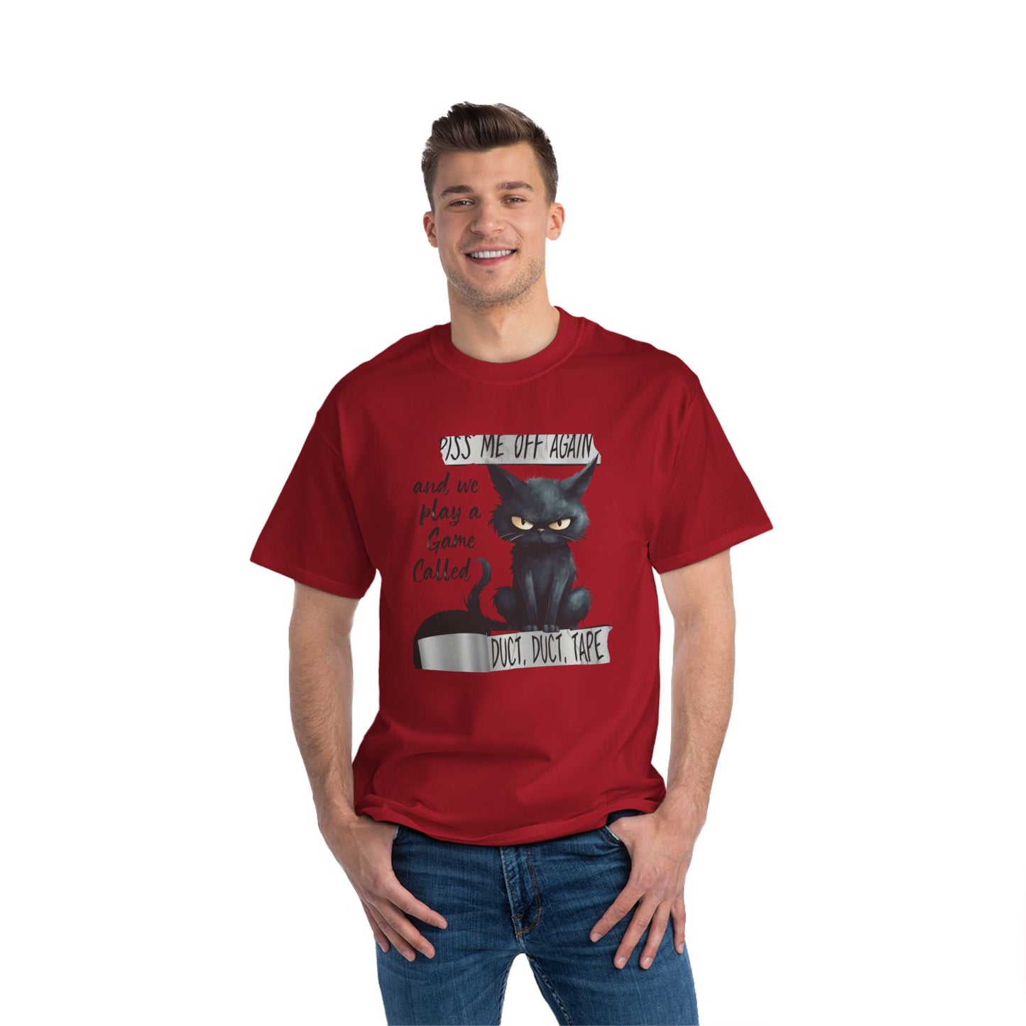 Duct, Duct, Tape Men's Short-Sleeve Crewneck Tee