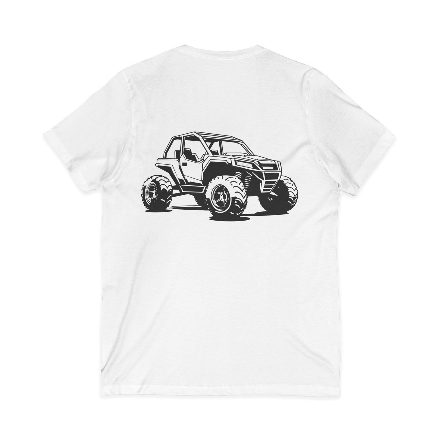 Off The Beaten Path Side By Side Unisex Short Sleeve V-Neck Tee