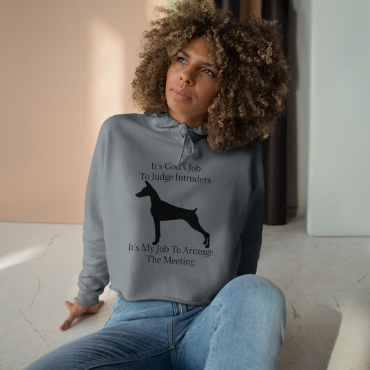 Arrange The Meeting Women's Crop Hoodie