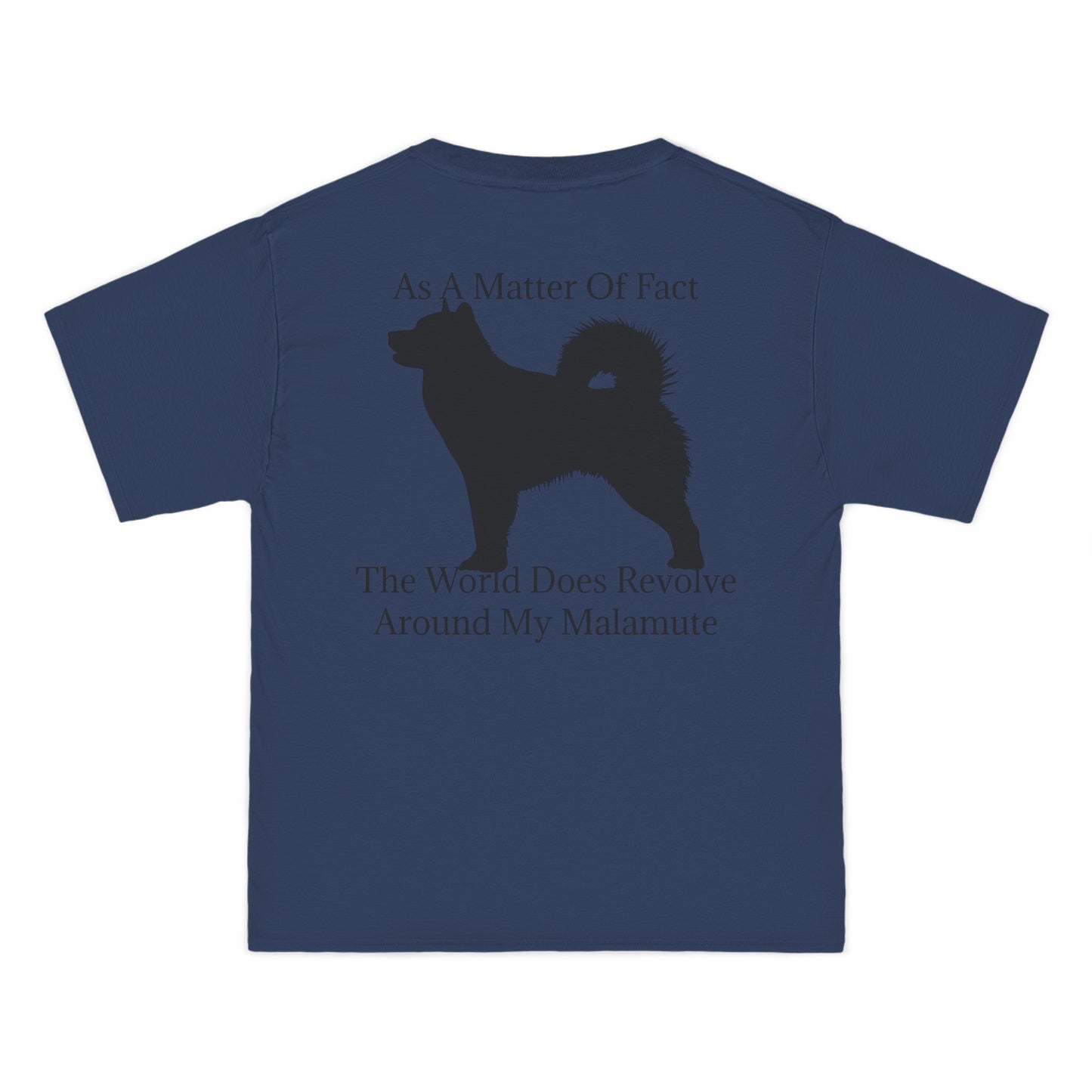 Matter Of Fact Malamute Men's Short-Sleeve Crewneck Tee