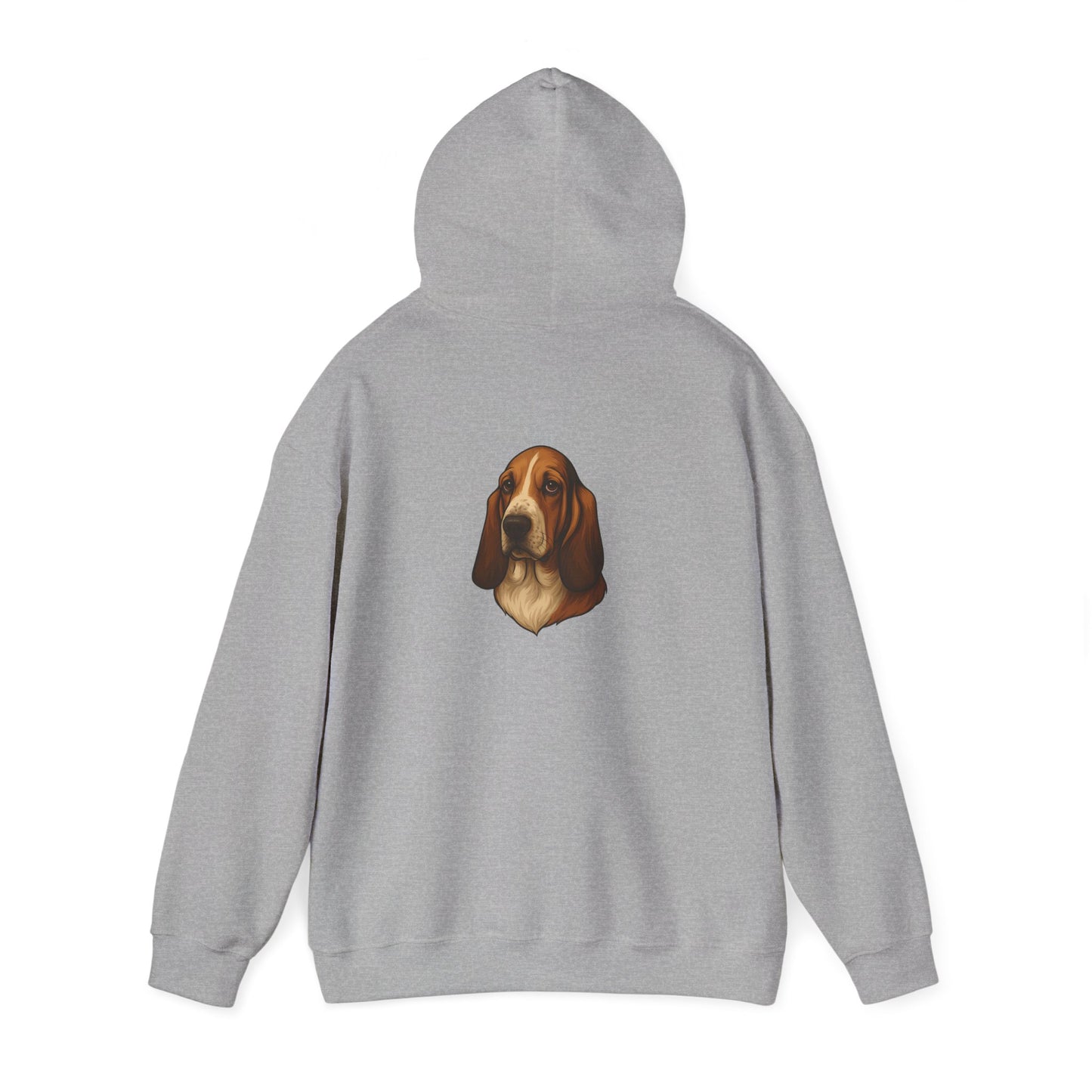 Basset Hound Head Unisex Hoodie