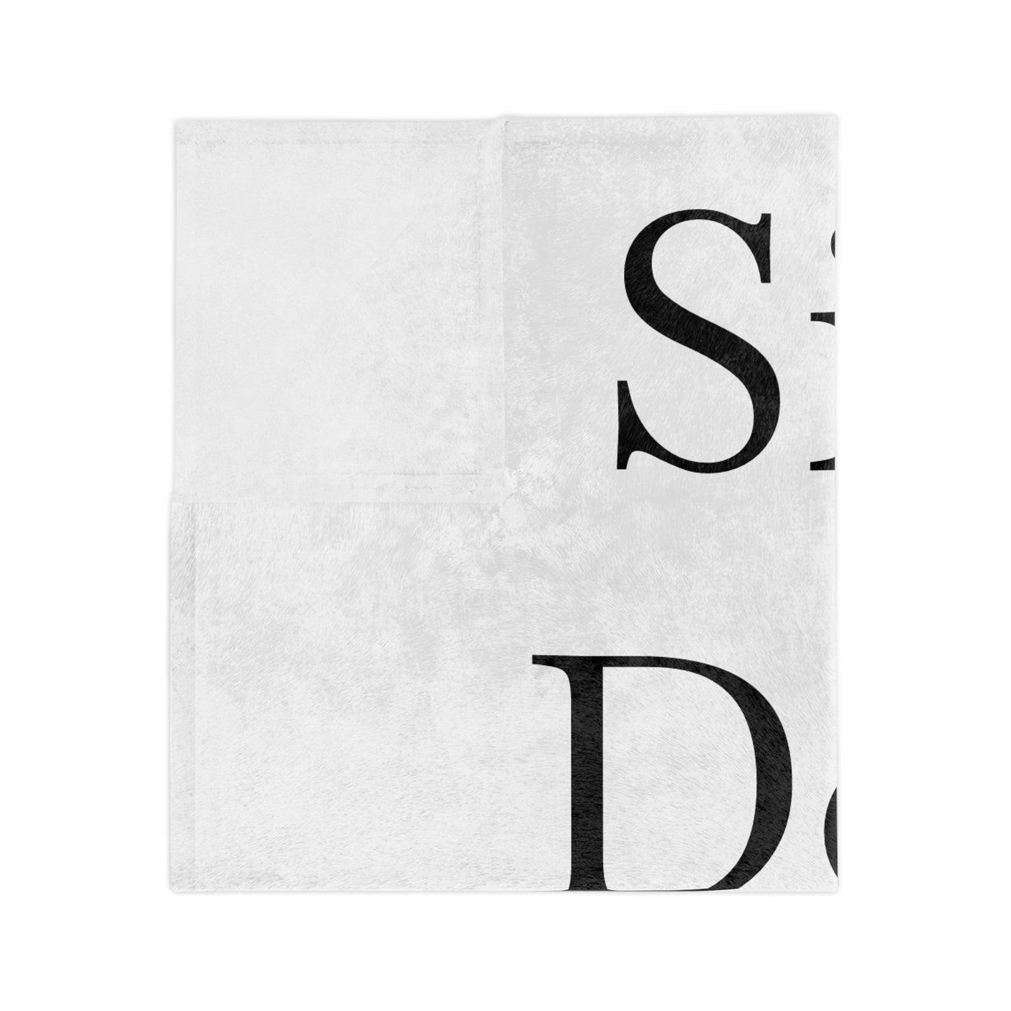 Size Does Matter Velveteen Microfiber Blanket