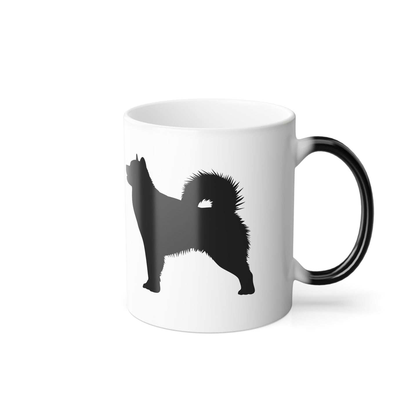 Malamute Silhouette Color Changing Mug