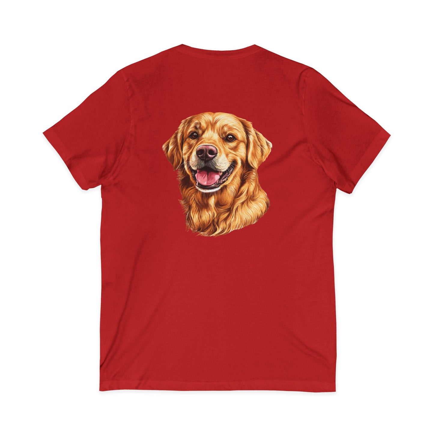 Golden Head Unisex Short Sleeve V-Neck Tee