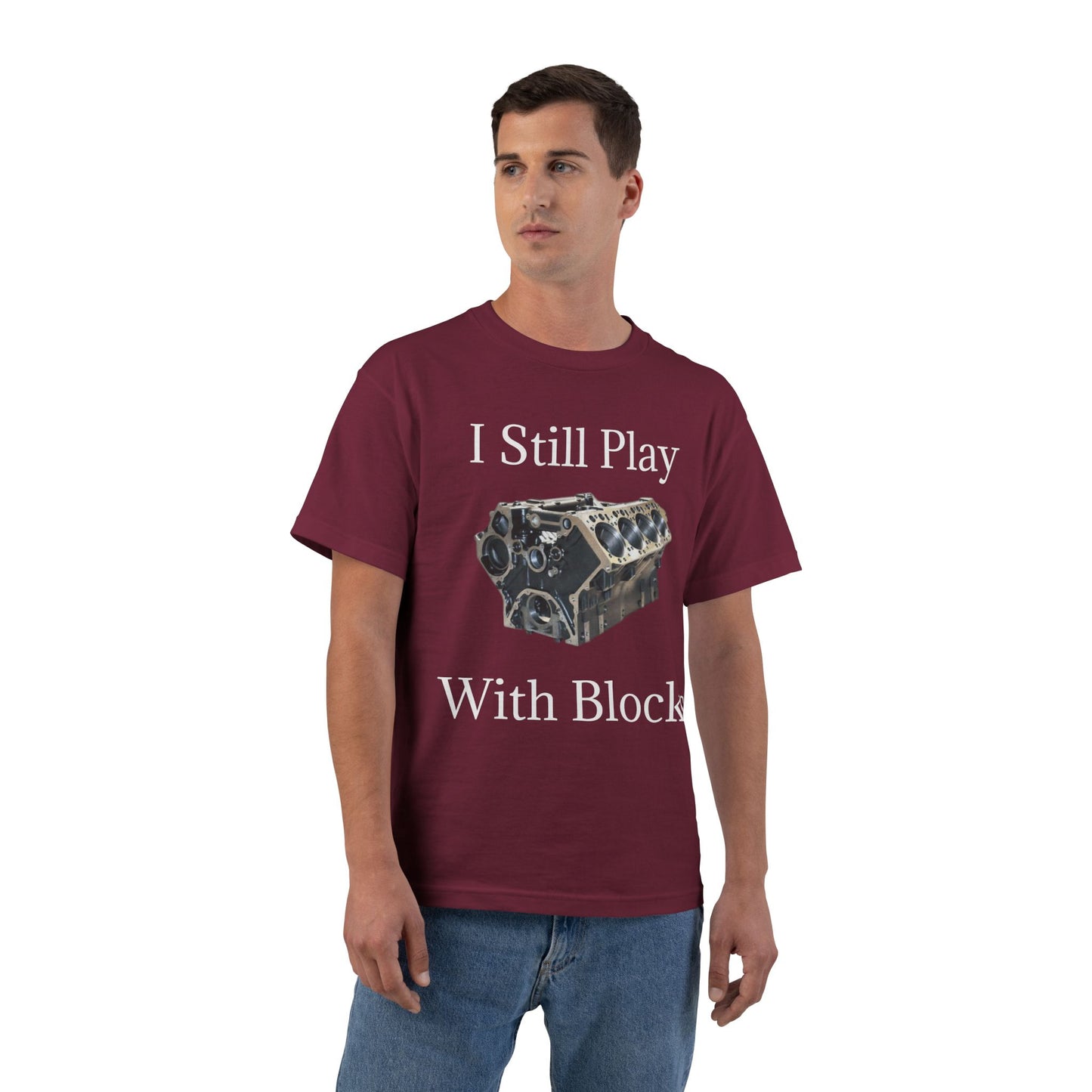 Play With Blocks Men's Short-Sleeve Crewneck Tee