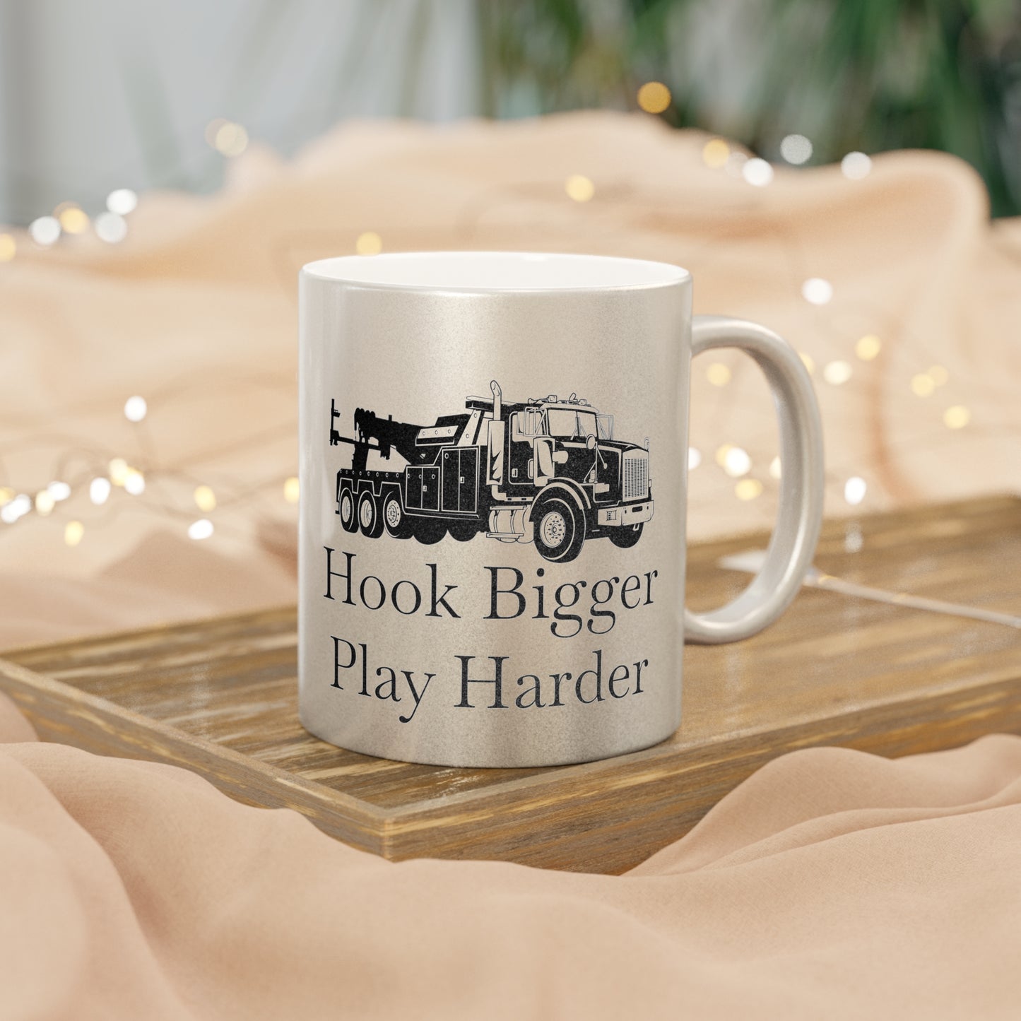 Hook Bigger Metallic Coffee Mug