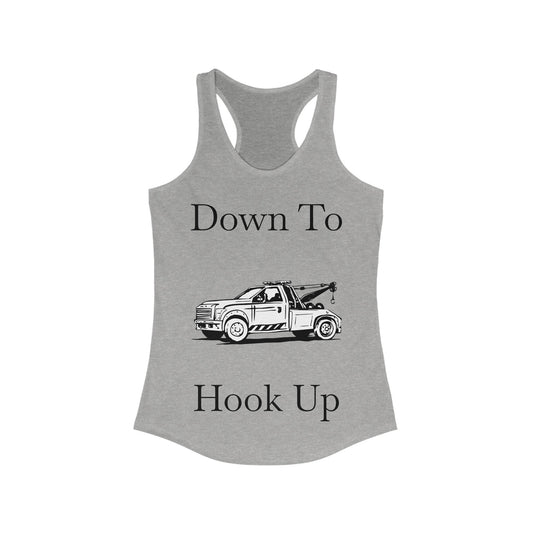 Down To Hook Up Women's Racerback Tank