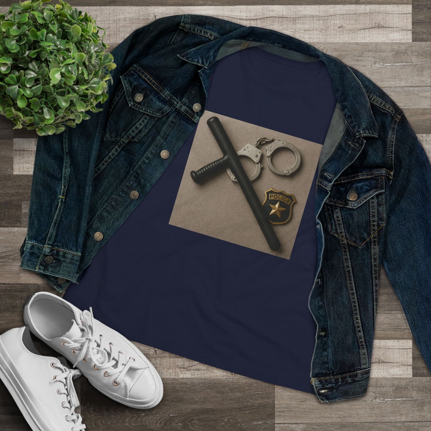 Law Enforcement Appreciation Women's Short Sleeve Crewneck Tee