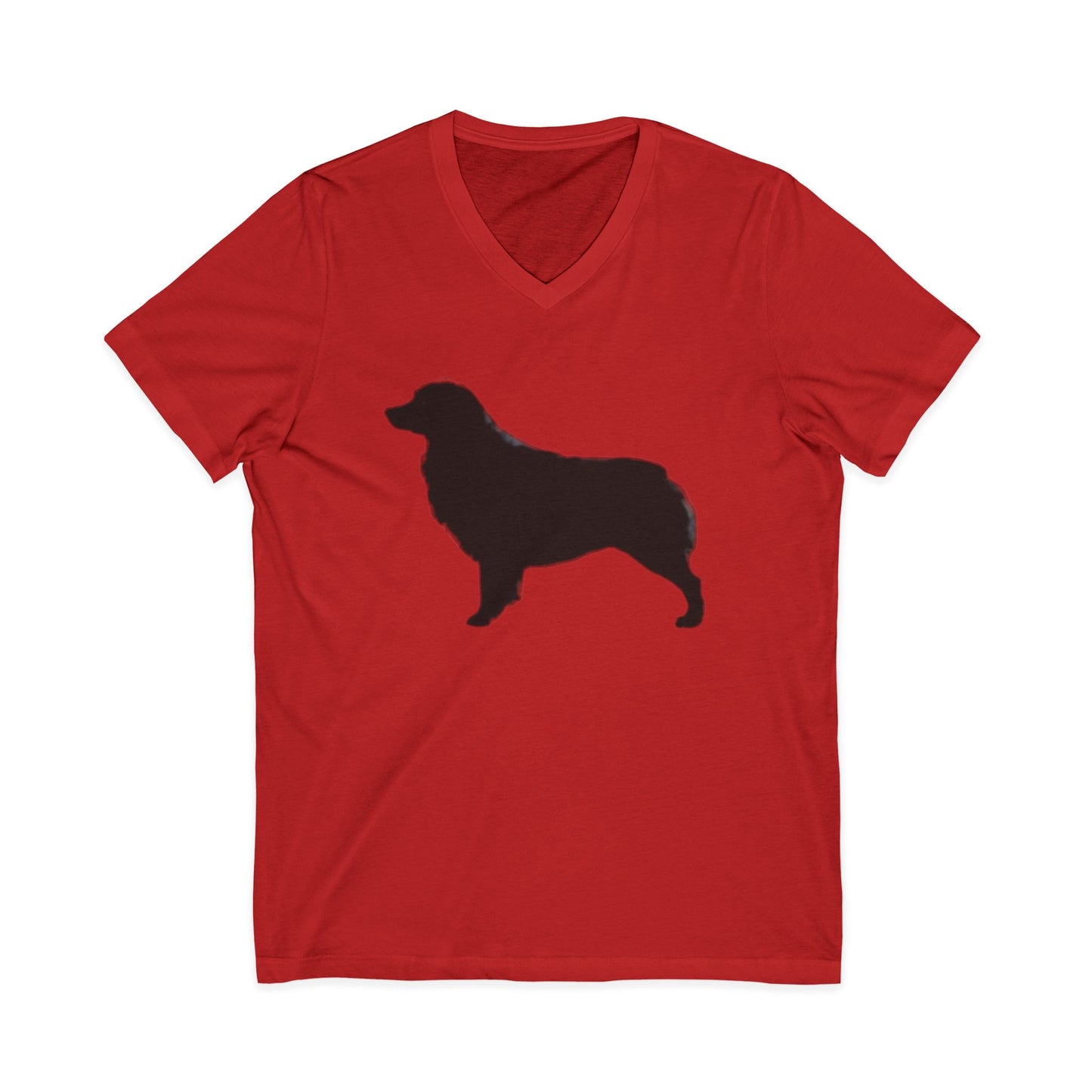Aussie Silhouette Unisex Short Sleeve V-Neck Tee