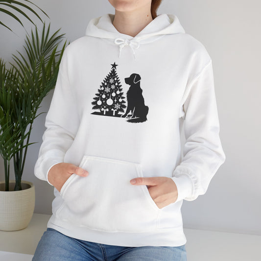 Golden Christmas Tree Unisex Hoodie