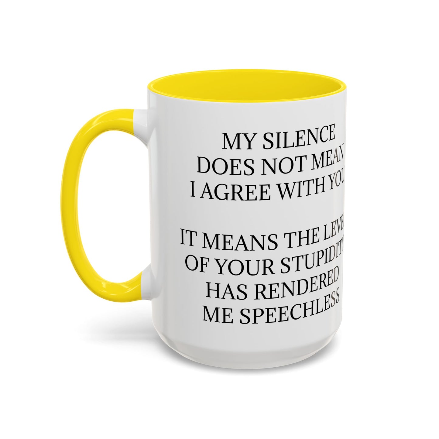Speechless 2-Tone Coffee Mug